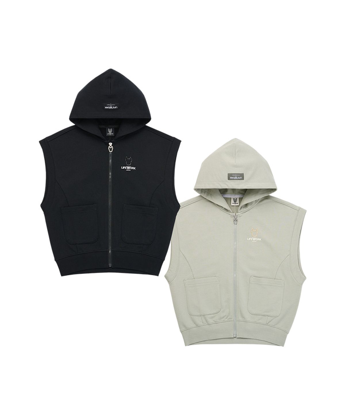 라이프워크 키즈(LIFEWORK KIDS) 키즈) 스너그 후드 집업 베스트
