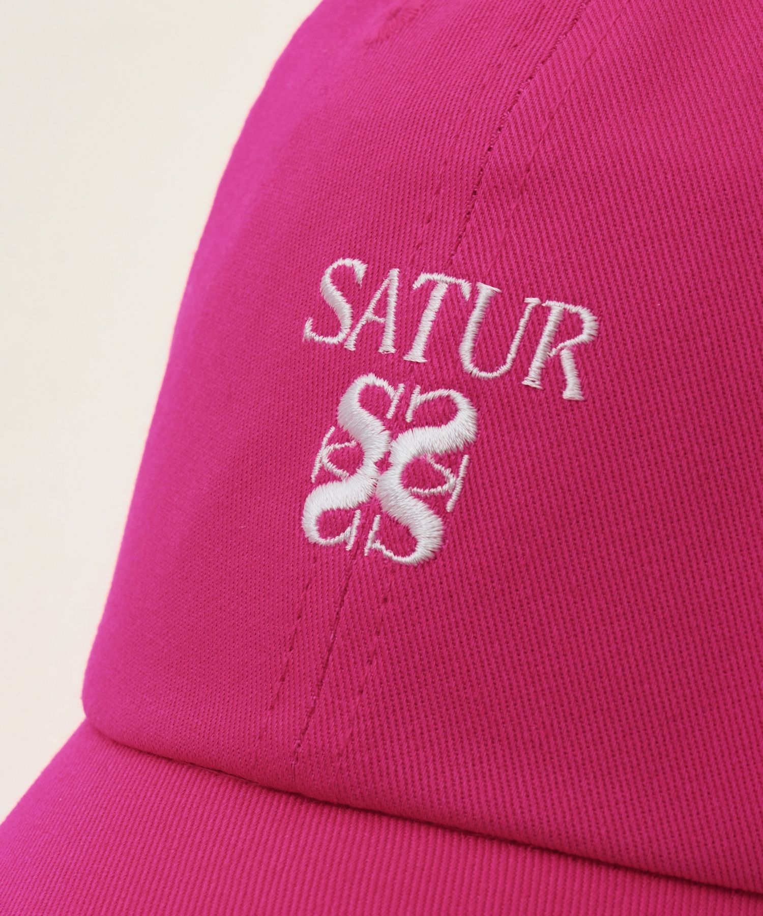 MUSINSA公式 | SATUR Classic Logo Ball Cap Pink