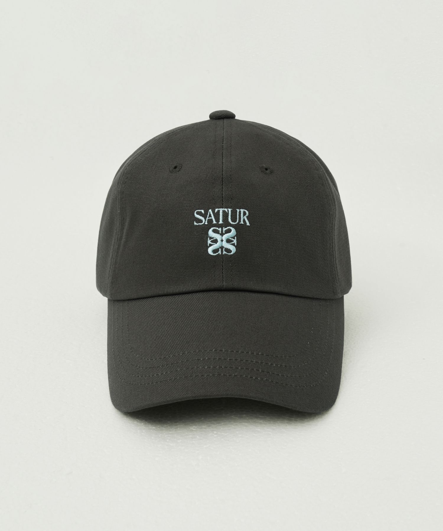 ◆SATUR◆ Signature Ball Cap Saturday Cafe Racer SLC-C-BC-B MUSINSA | SATUR Classic Logo Ball Cap Charcoal