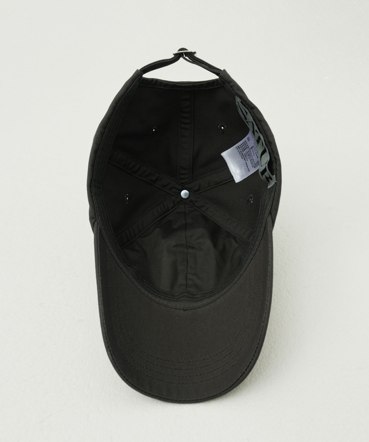MUSINSA | SATUR Classic Logo Ball Cap Charcoal