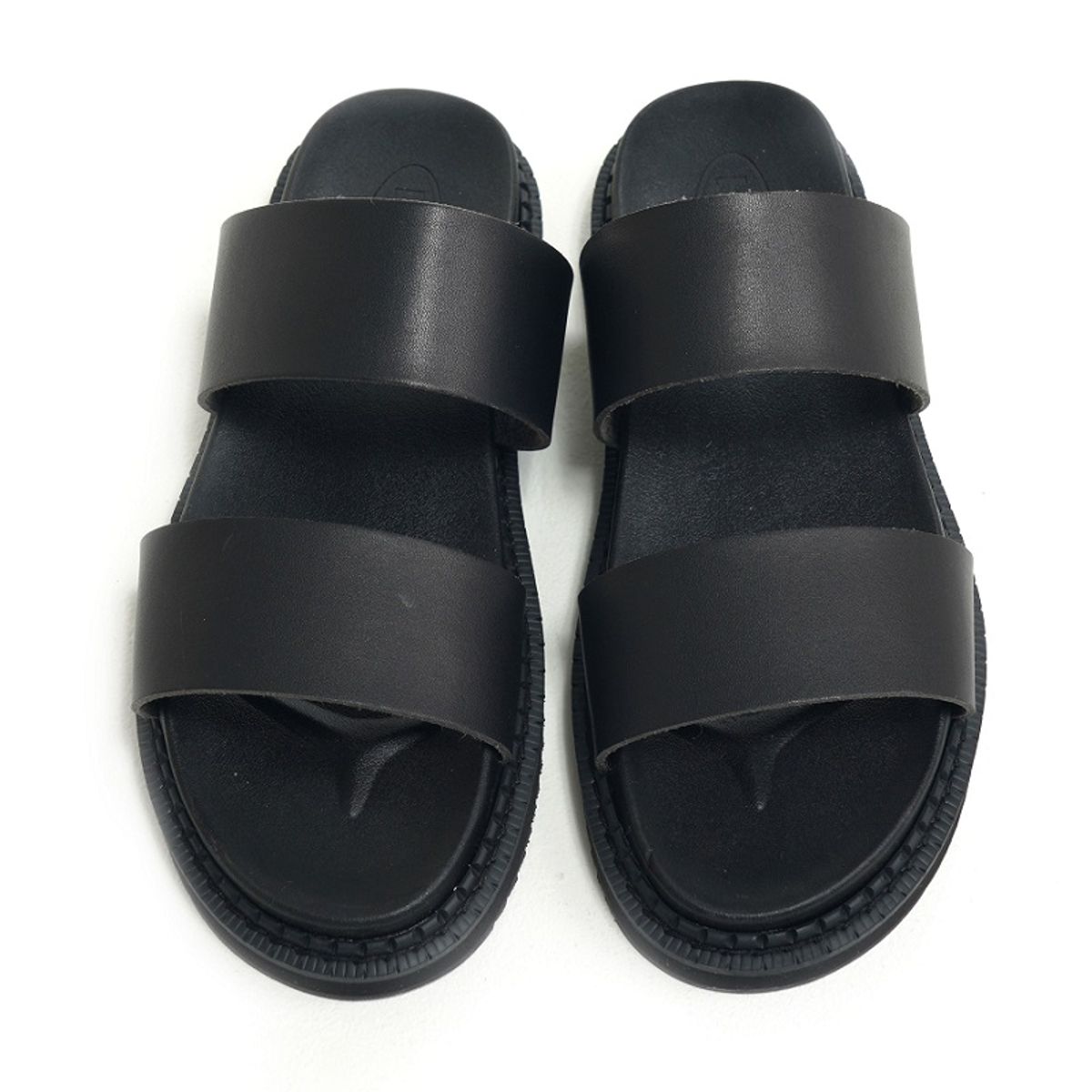 더노피(THENOPI) 키노이 이선 4cm 키높이 가죽 슬리퍼