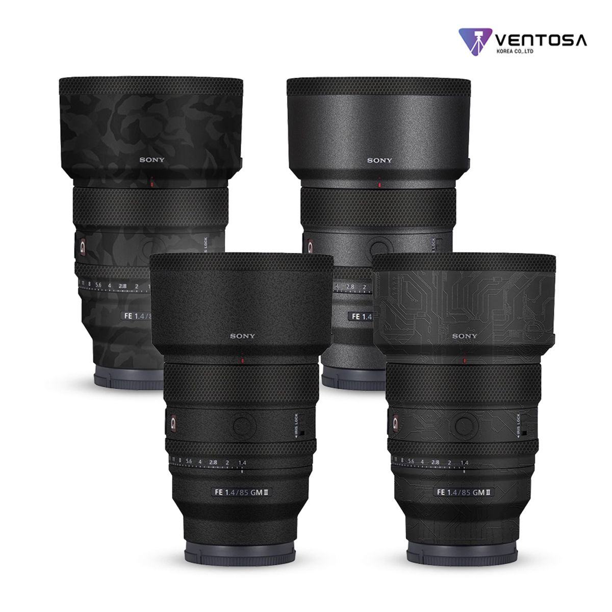 벤토사(VENTOSA) 소니 FE 85mm F1.4 GM2 카메라 렌즈 스킨 스크래치 보호필름