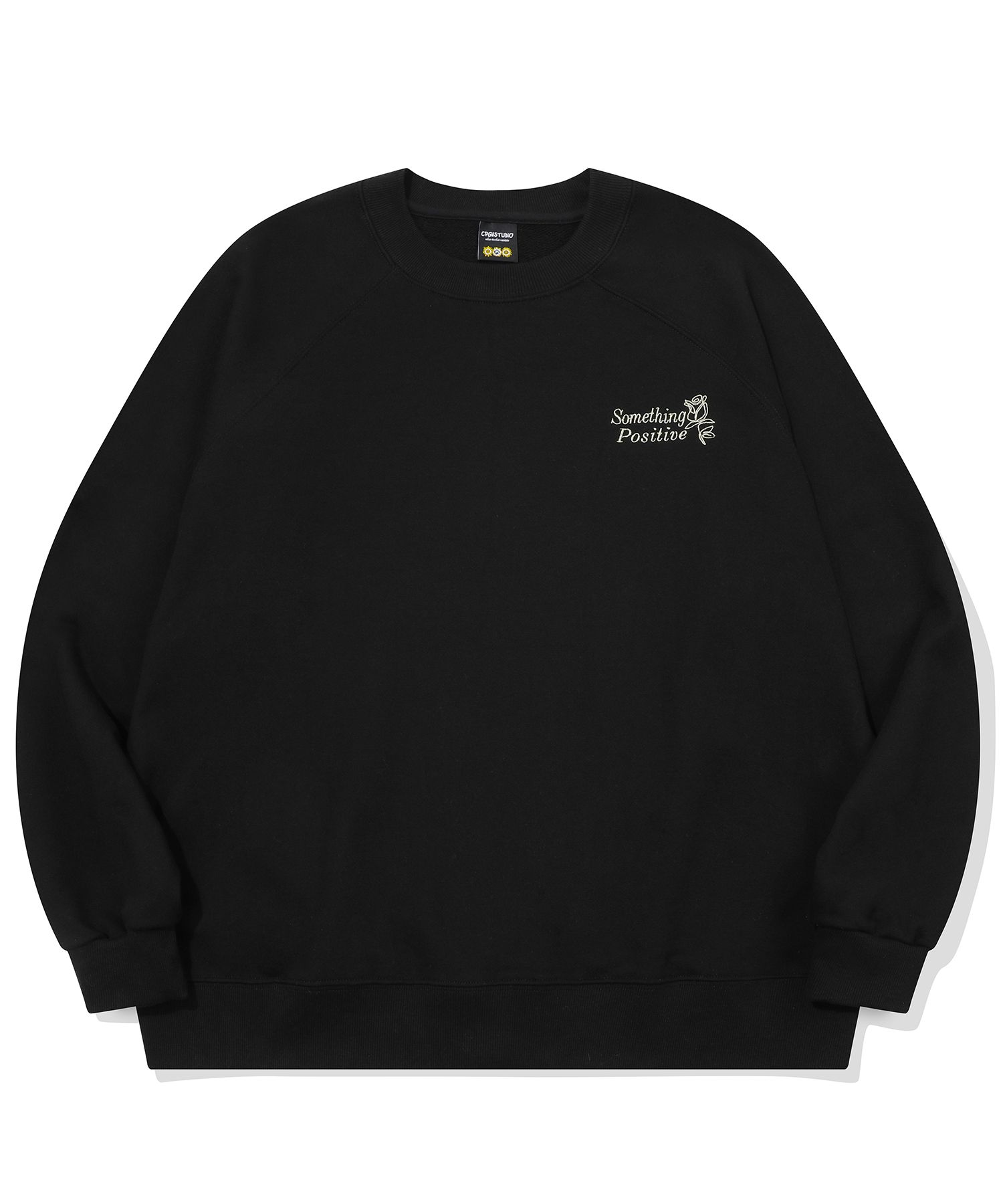 【CPGN STUDIO】25SS★ Positive Embroidery Raglan Sweatshirt MUSINSA | CPGN STUDIO Positive embroidery raglan sweatshirt
