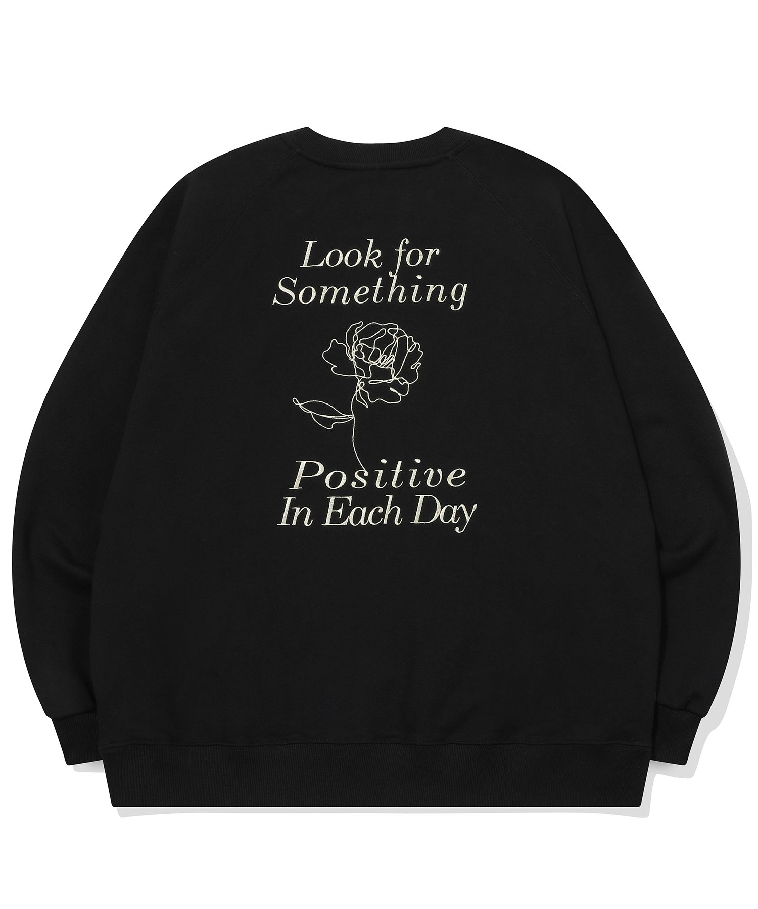 【CPGN STUDIO】25SS★ Positive Embroidery Raglan Sweatshirt MUSINSA | CPGN STUDIO Positive embroidery raglan sweatshirt