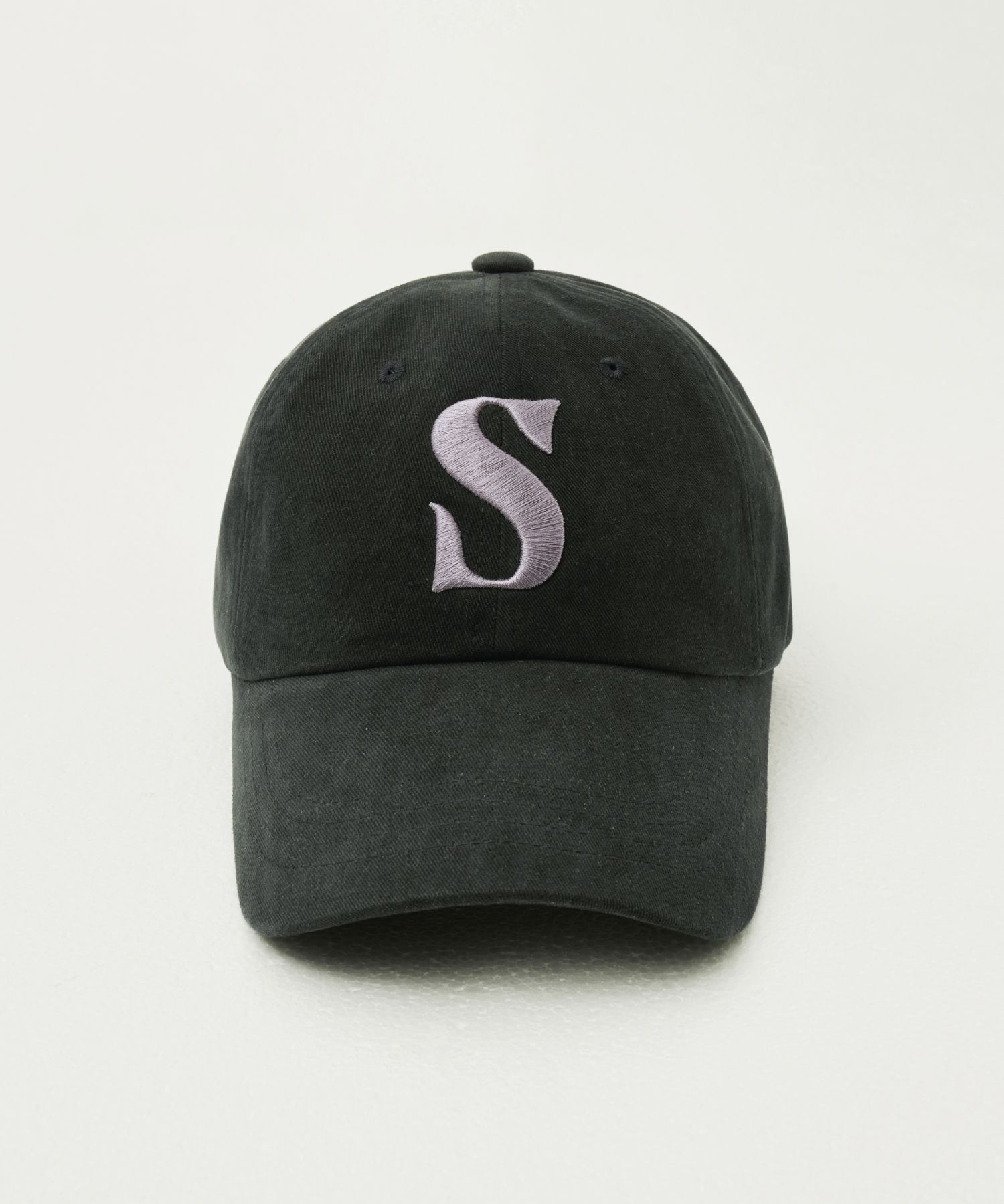 MUSINSA | SATUR Vintage Casual Ball Cap Charcoal Purple
