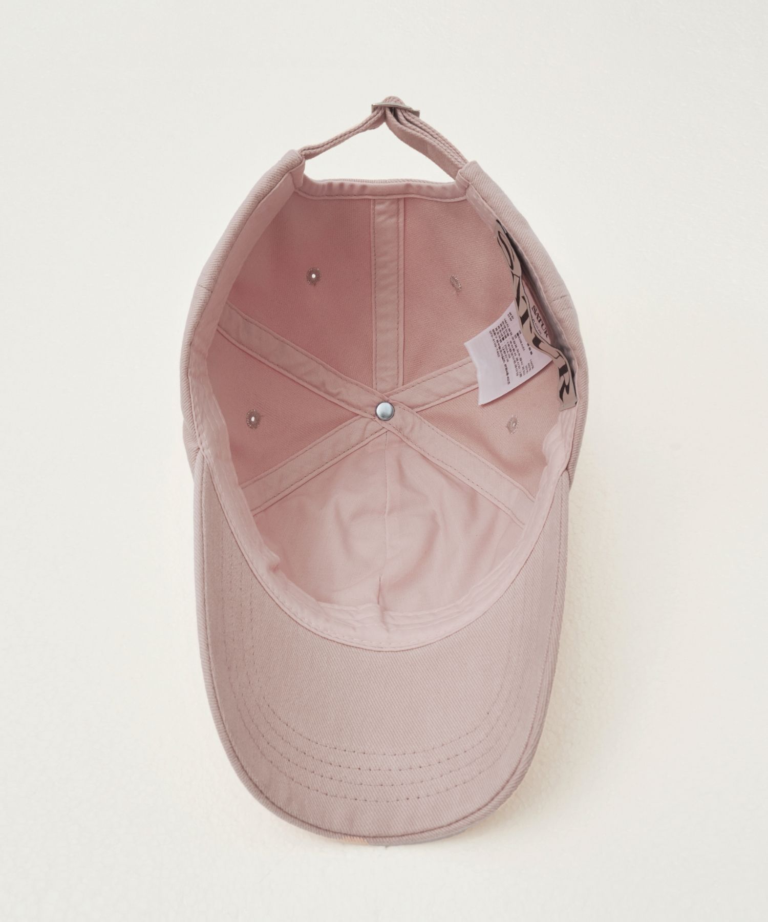 MUSINSA | SATUR Vintage Casual Ball Cap Pink