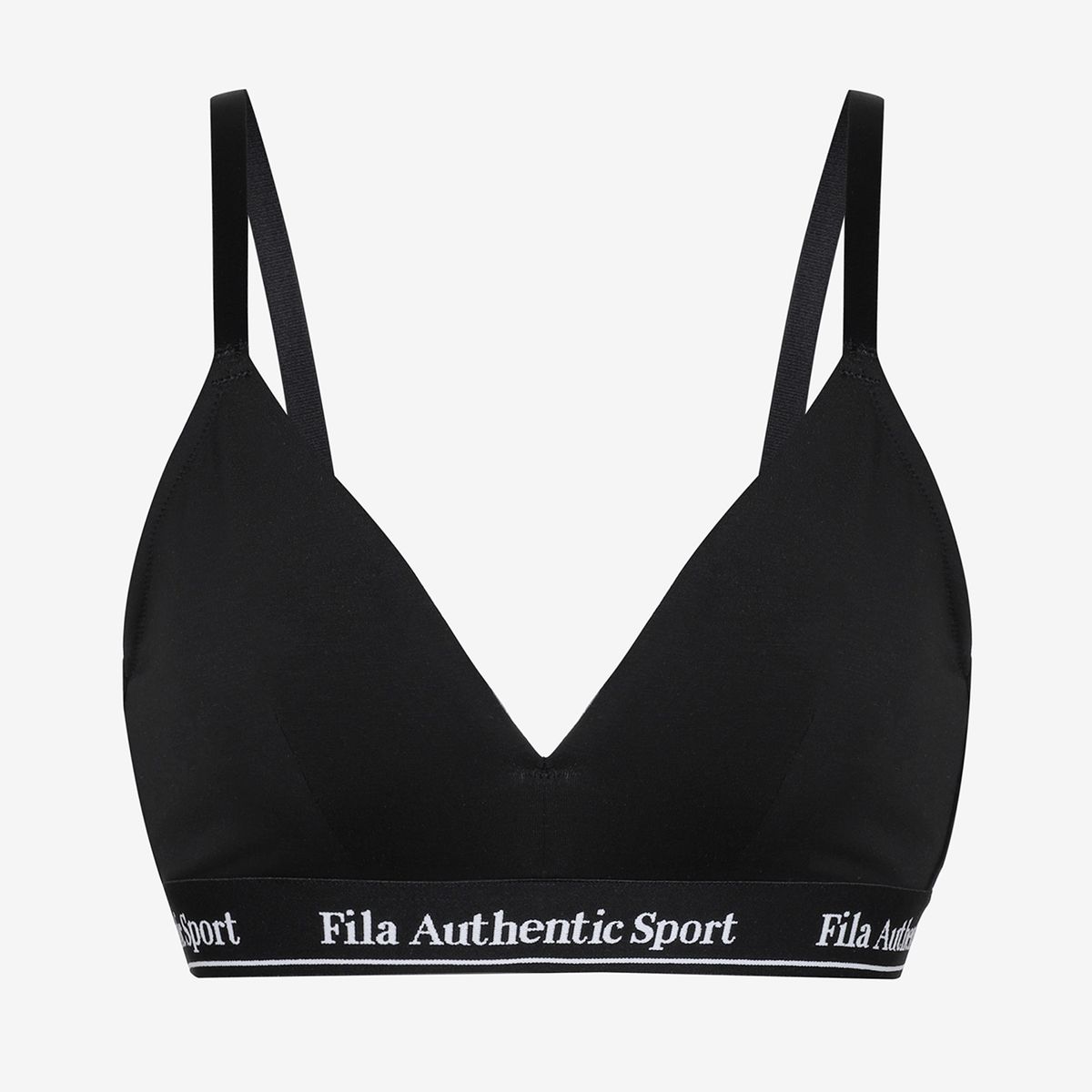 휠라언더웨어(FILA UNDERWEAR) 벨로 소프트 트라이앵글 브라(FI4BAH1103FBLK)