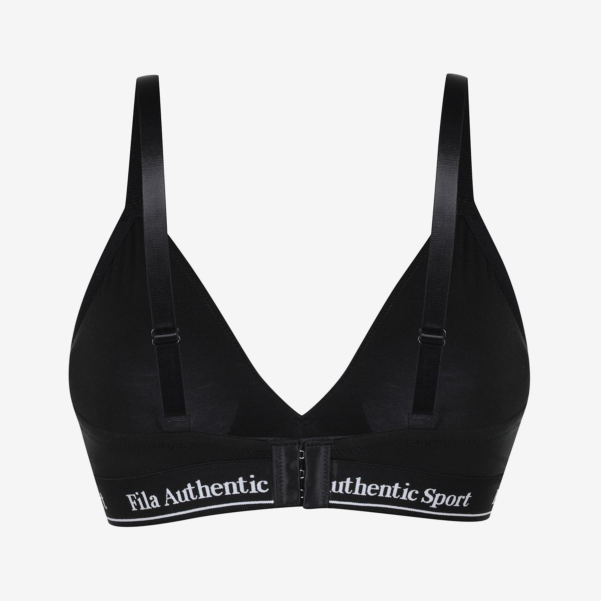 휠라언더웨어(FILA UNDERWEAR) 벨로 소프트 트라이앵글 브라(FI4BAH1103FBLK)