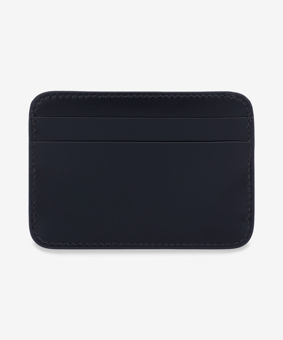 아크네 스튜디오(ACNE STUDIOS) 로고 가죽 카드 홀더 - 블랙 / CG0262900