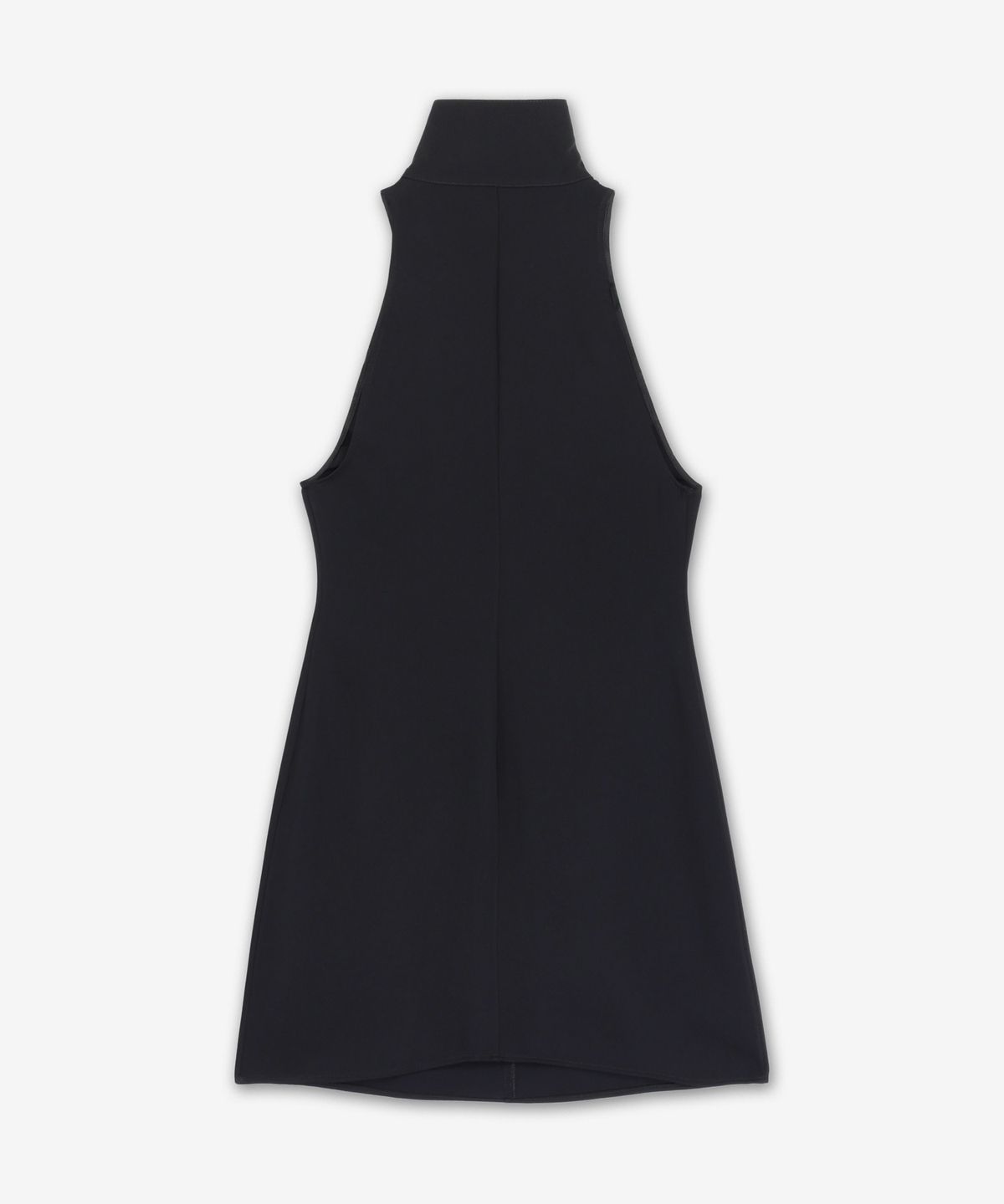 꾸레쥬(COURREGES) 스카프 목넥 원피스 - 블랙 / 125CRO576PL01479999