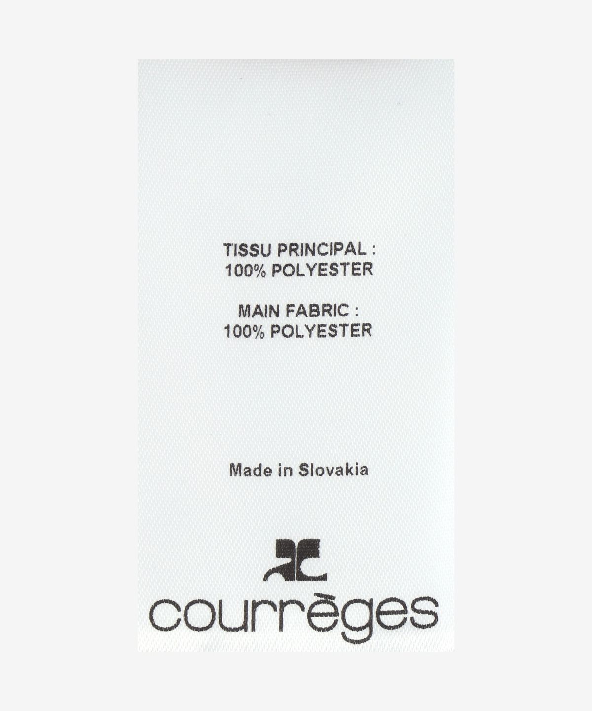꾸레쥬(COURREGES) 스카프 목넥 원피스 - 블랙 / 125CRO576PL01479999