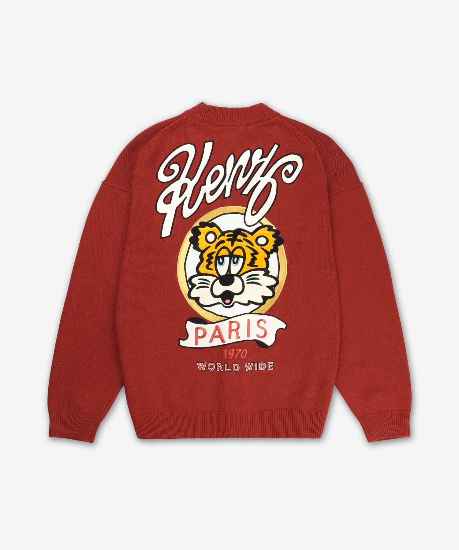 神威です❣️1215 MUSINSA | KENZO Kenzo Verdi Market Cardigan - Deep Orange