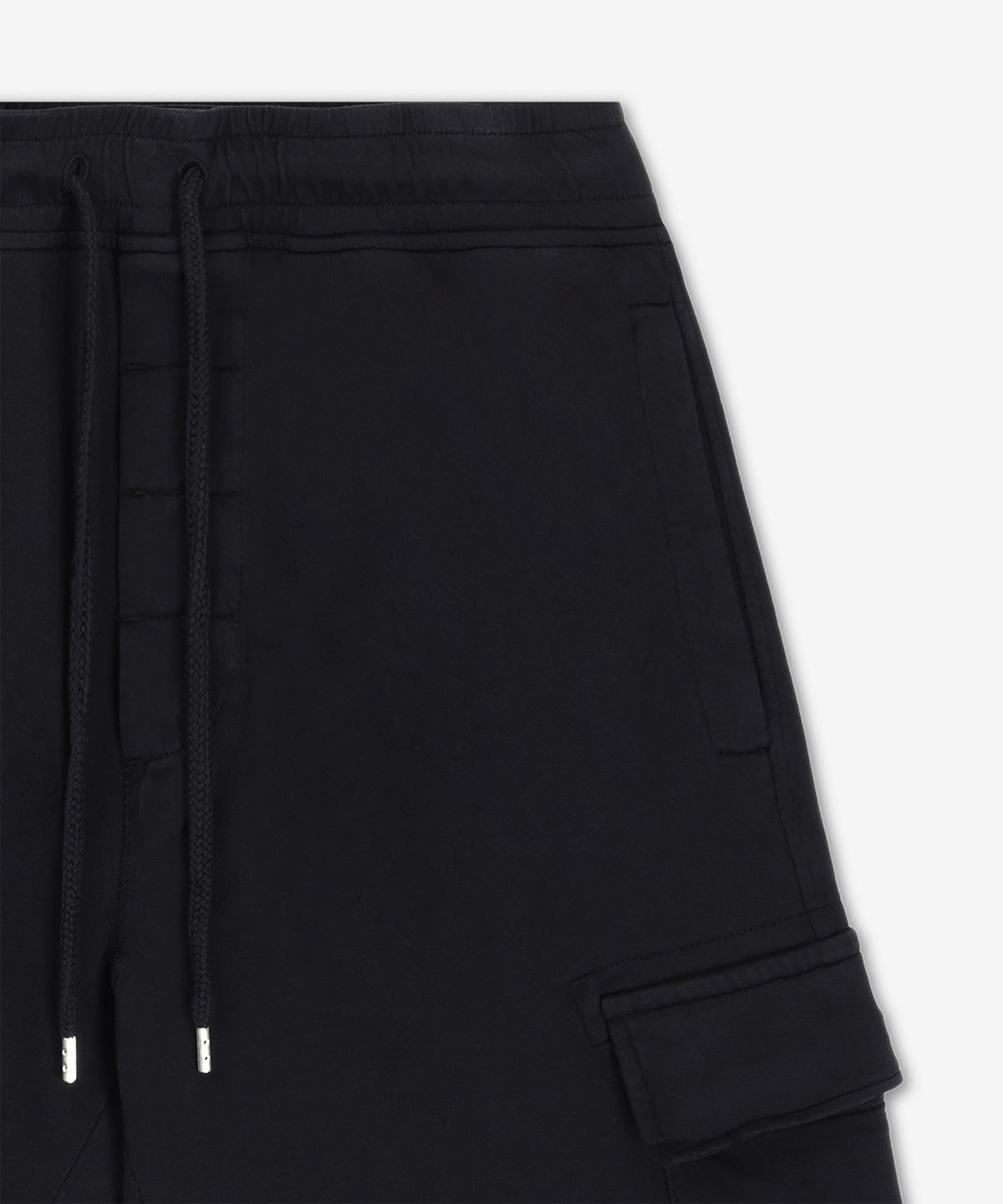 씨피 컴퍼니(CP Company) 라이트 플리스 카고 렌즈 쇼츠 팬츠 - 블랙 / 18CMSB069A002246G999