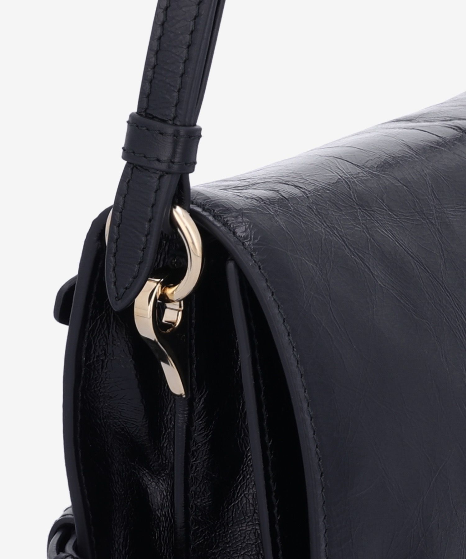 ★PRADA★ Triangle Logo Shoulder Bag Black 1BD0822CYRF0002 1 MUSINSA | PRADA Triangle Logo Shoulder Bag - Black