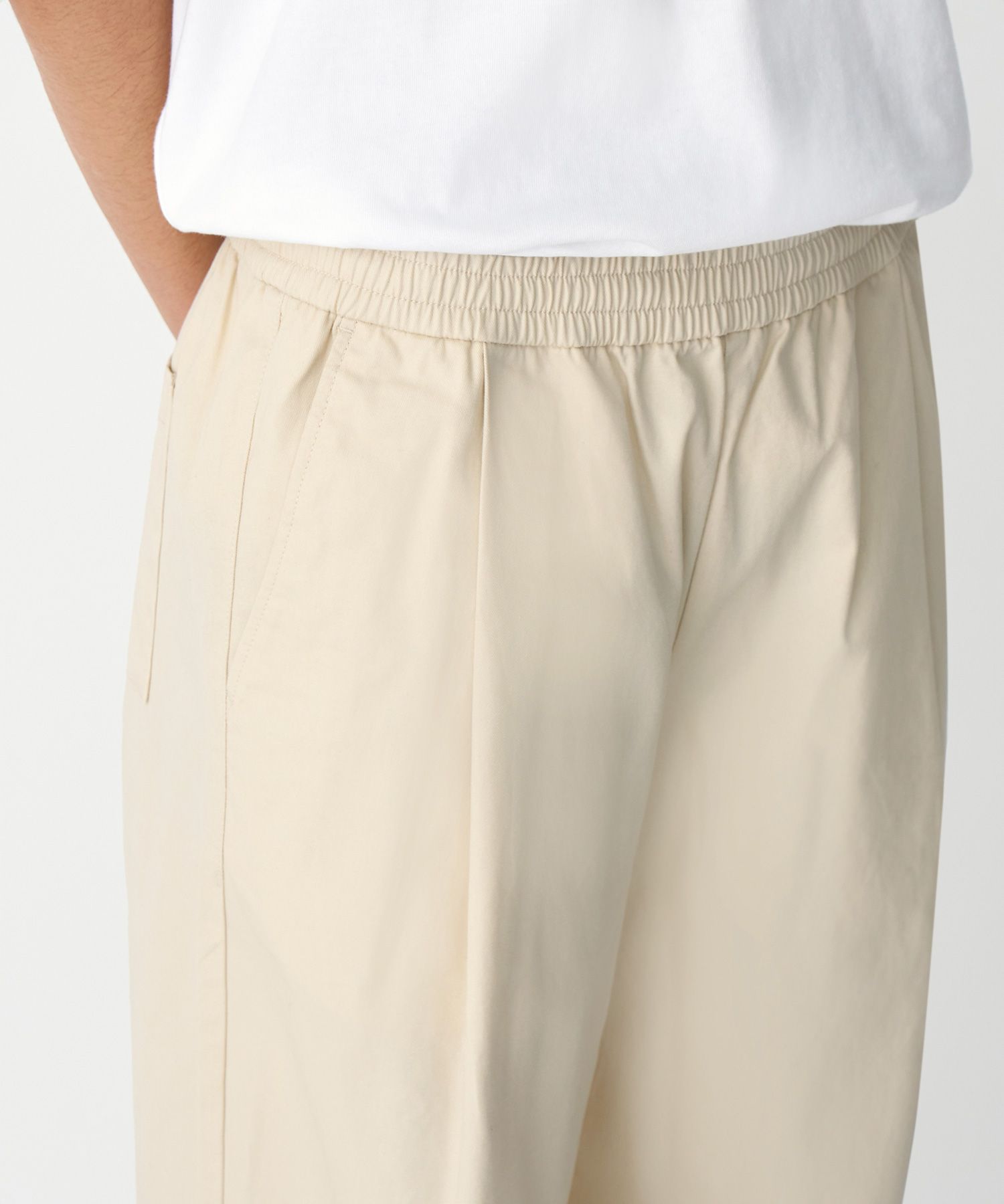 【BAON】Theming Summer Span Banding Slacks MUSINSA | MUSINSA STANDARD Cotton loose tapered banding