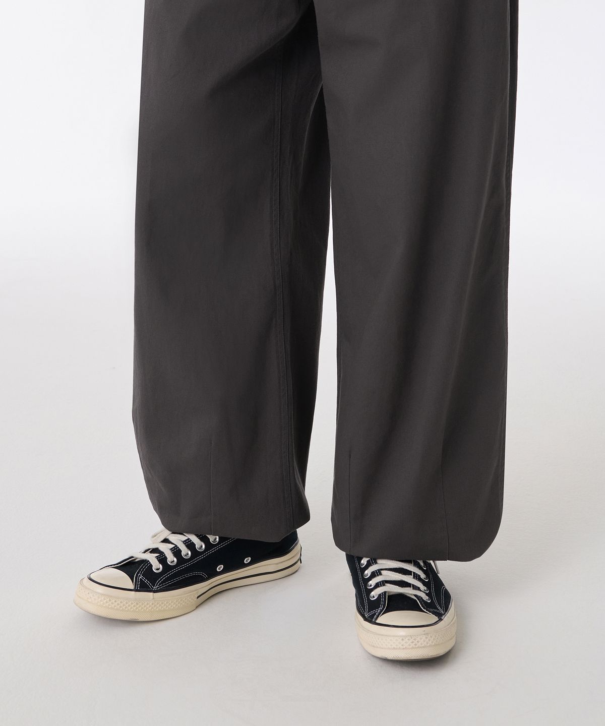 무신사 스탠다드(MUSINSA STANDARD) 코튼 벌룬 팬츠 [다크 그레이]