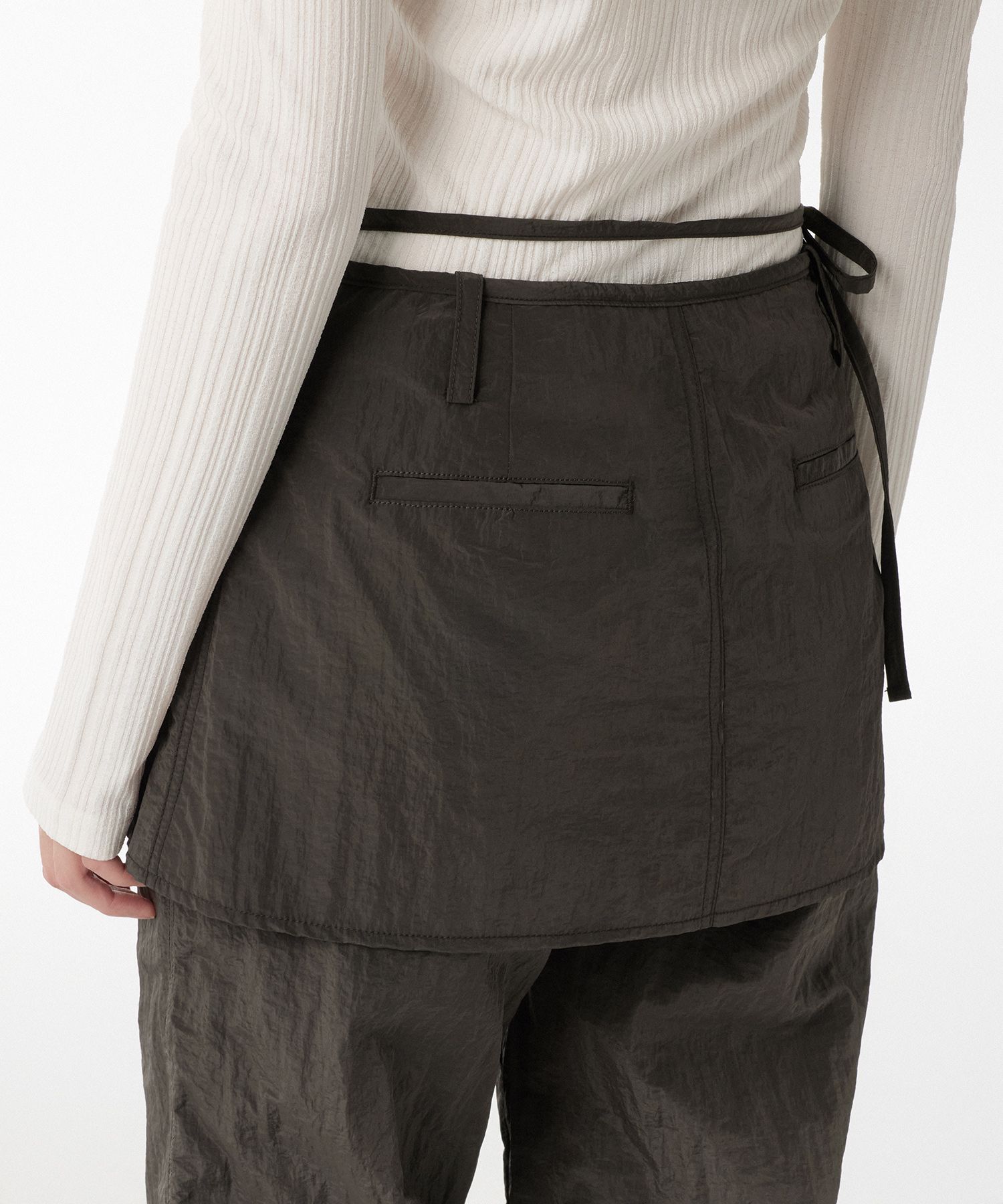 MUSINSA | MUSINSA STANDARD WOMAN Women's Nylon Wrap Skirt