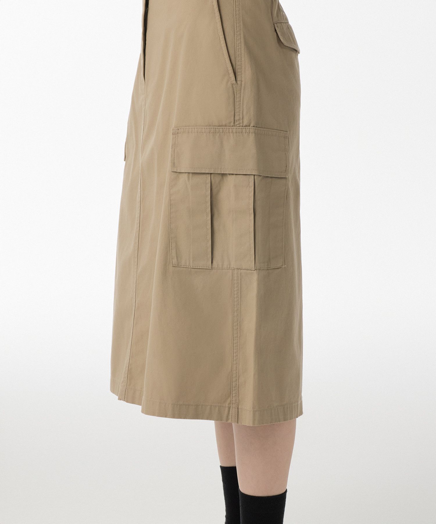 スカート musinsastandardwoman Women's Cargo Maxi Skirt Light Beige MW MUSINSA | MUSINSA STANDARD WOMAN Women's Cargo Maxi Skirt