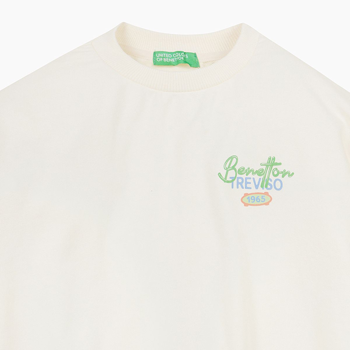 베네통키즈(BENETTONKIDS) 로고플레이 맨투맨_QAMT10511IV