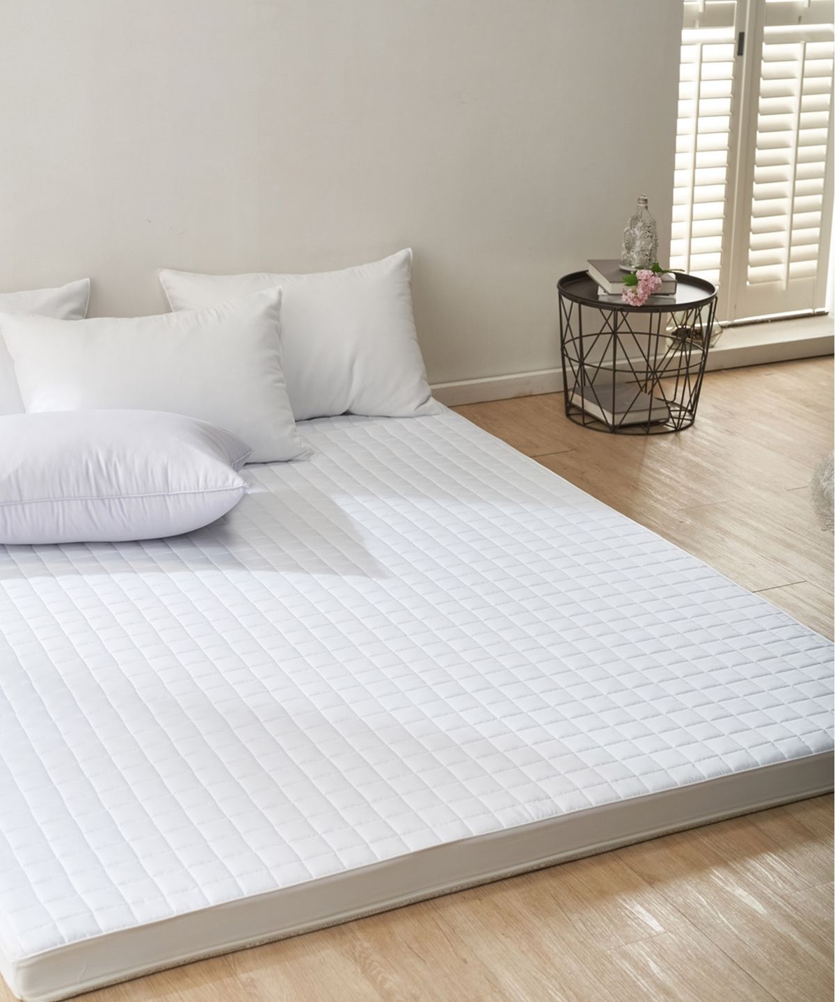 샤이닝홈(SHININGHOME) 마인 S11 10cm 마이크로 누빔 라텍스커버 SS/Q/K 3size 6컬러