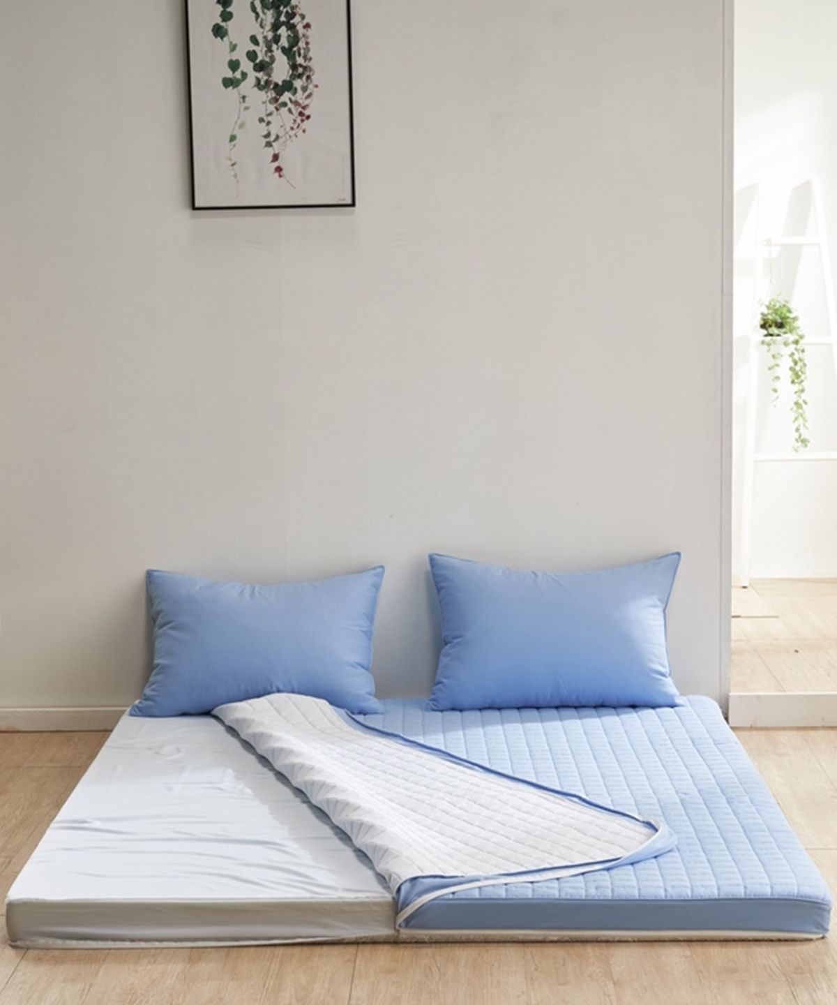 샤이닝홈(SHININGHOME) 마인 S11 5cm 마이크로 누빔 라텍스커버 SS/Q/K 3size 6컬러