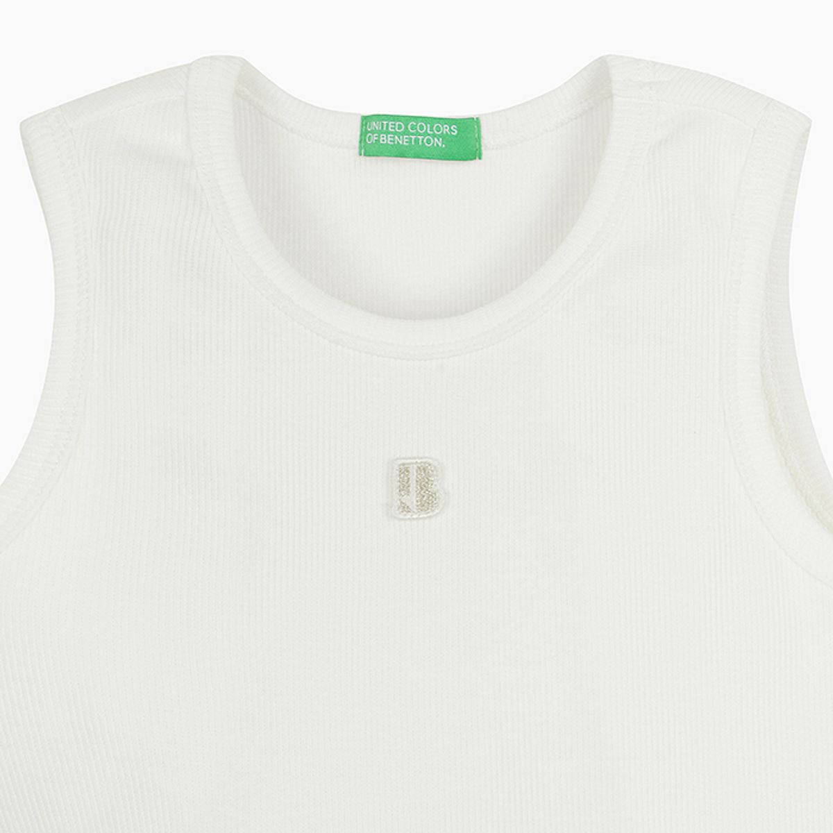 베네통키즈(BENETTONKIDS) 링거 나시 티셔츠_QATS06511IV