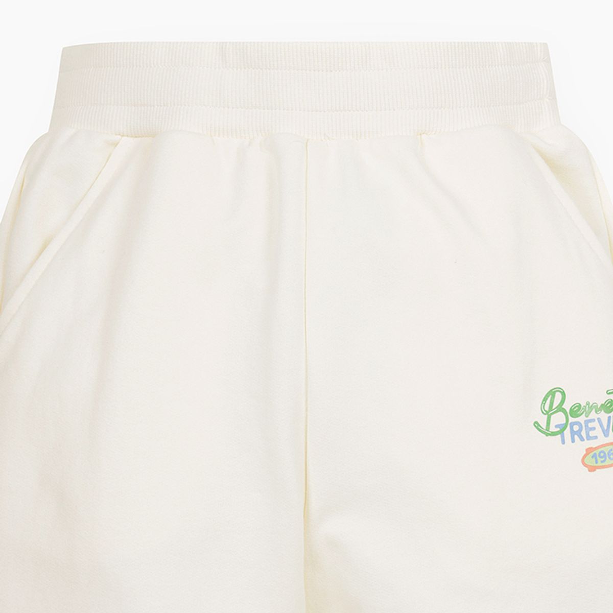 베네통키즈(BENETTONKIDS) 레터링 조거팬츠_QATP04511IV
