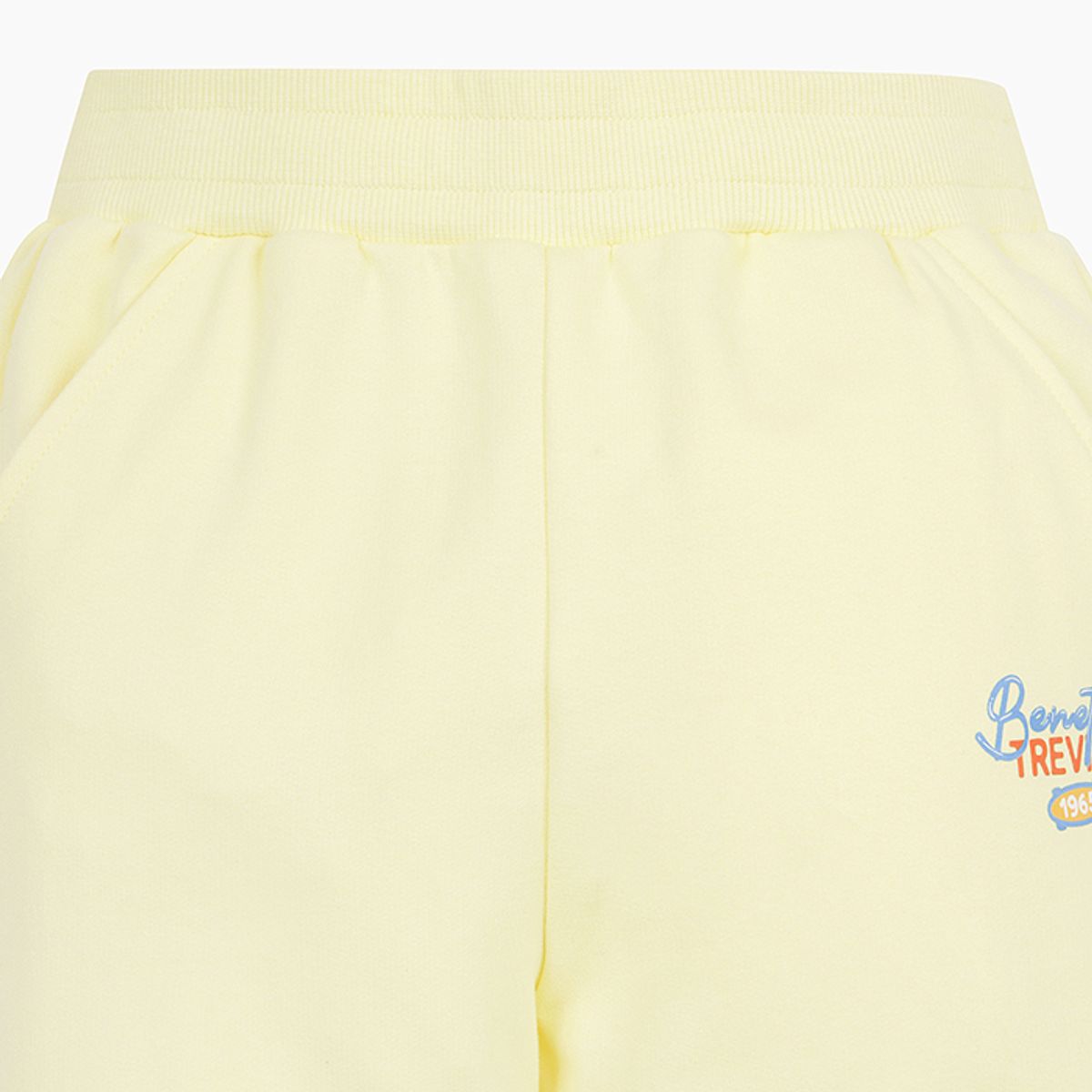 베네통키즈(BENETTONKIDS) 레터링 조거팬츠_QATP04511YE