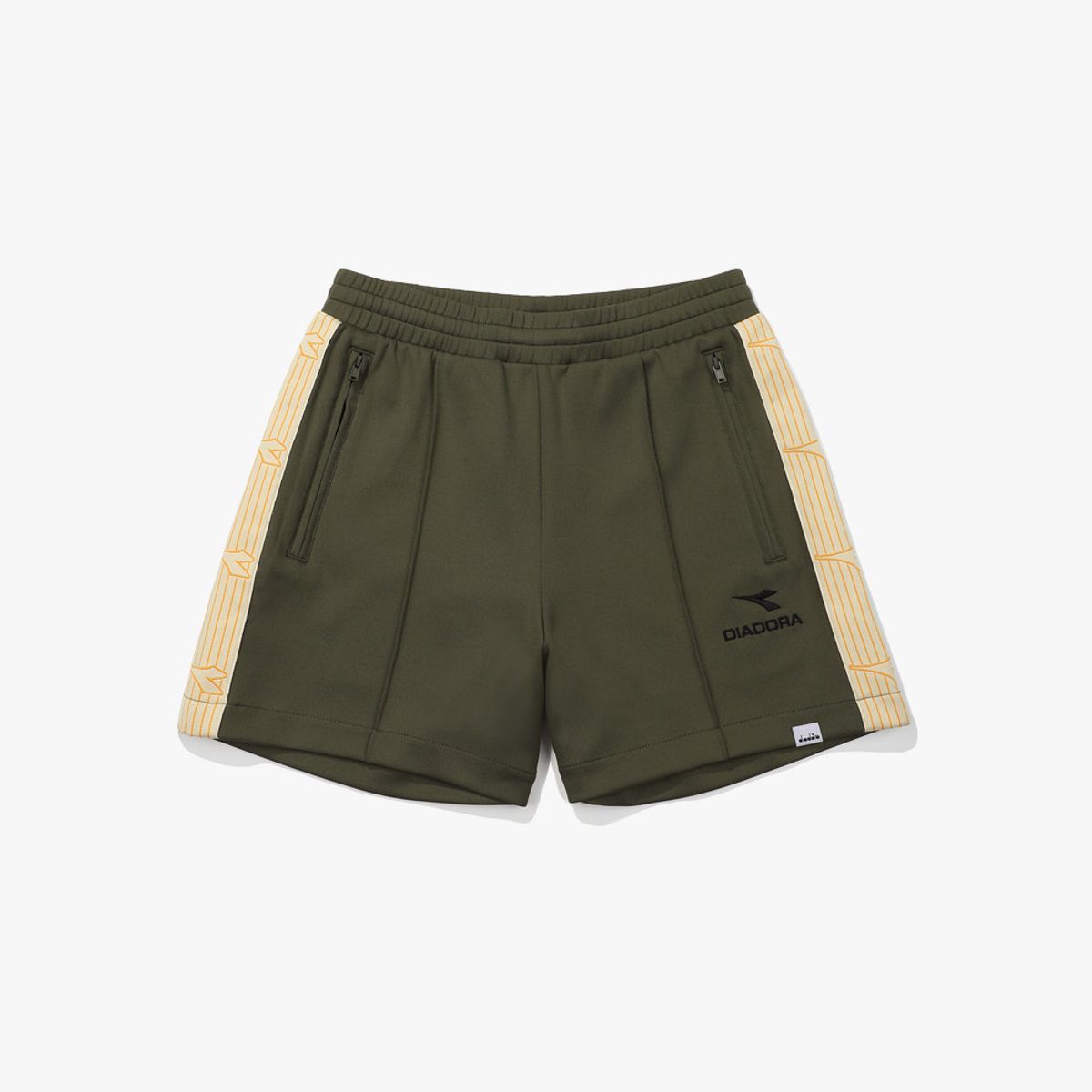 디아도라(diadora) 레거시 저지 트랙 쇼츠 우먼 OLIVE