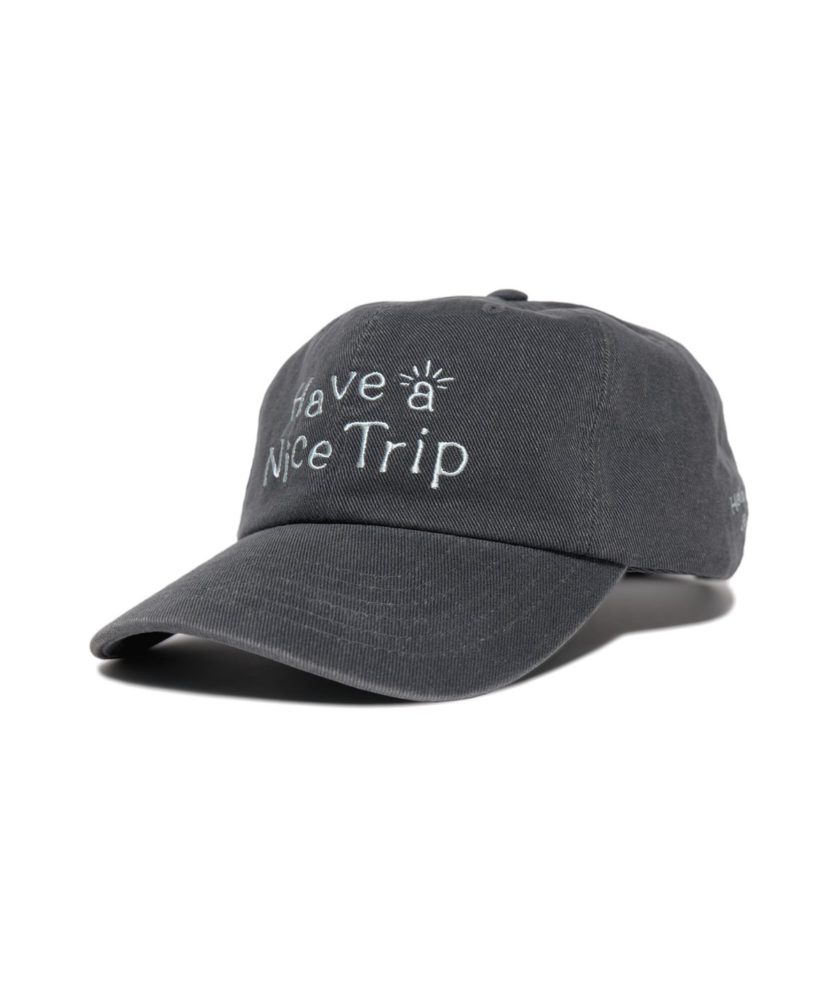 헬로 선라이즈(HELLO SUNRISE) Have a Nice Trip Ball Cap_Charcoal