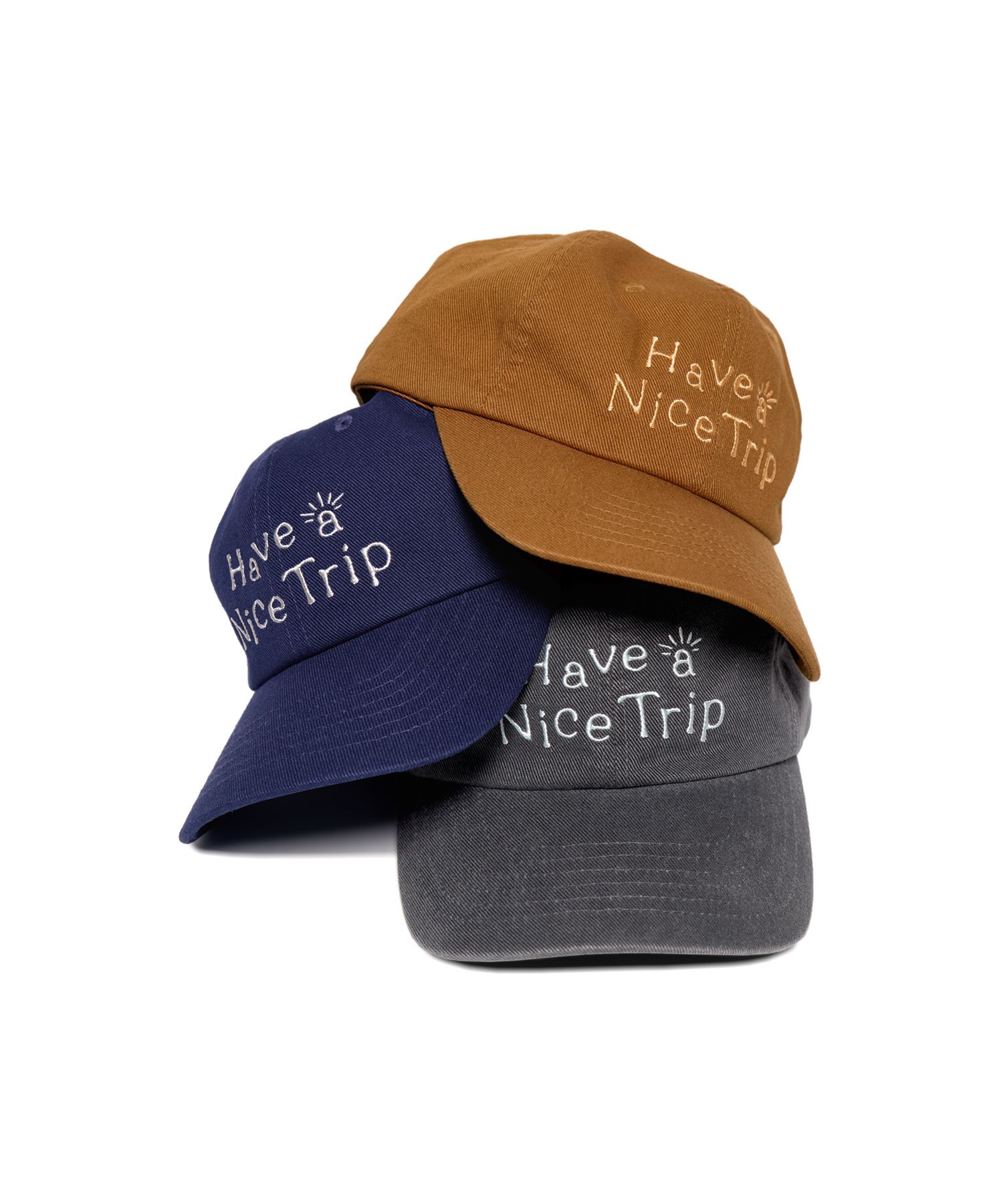 【Hello Sunrise】Have a Nice Trip Ball Cap〜キャップ★韓国発 MUSINSA公式 | HELLO SUNRISE Have a Nice Trip Ball Cap_Charcoal