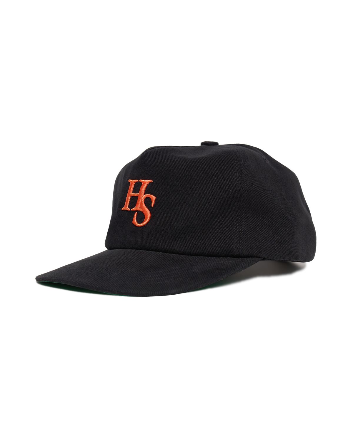 헬로 선라이즈(HELLO SUNRISE) HS Logo Relaxed Fit 5panel Cap_Black