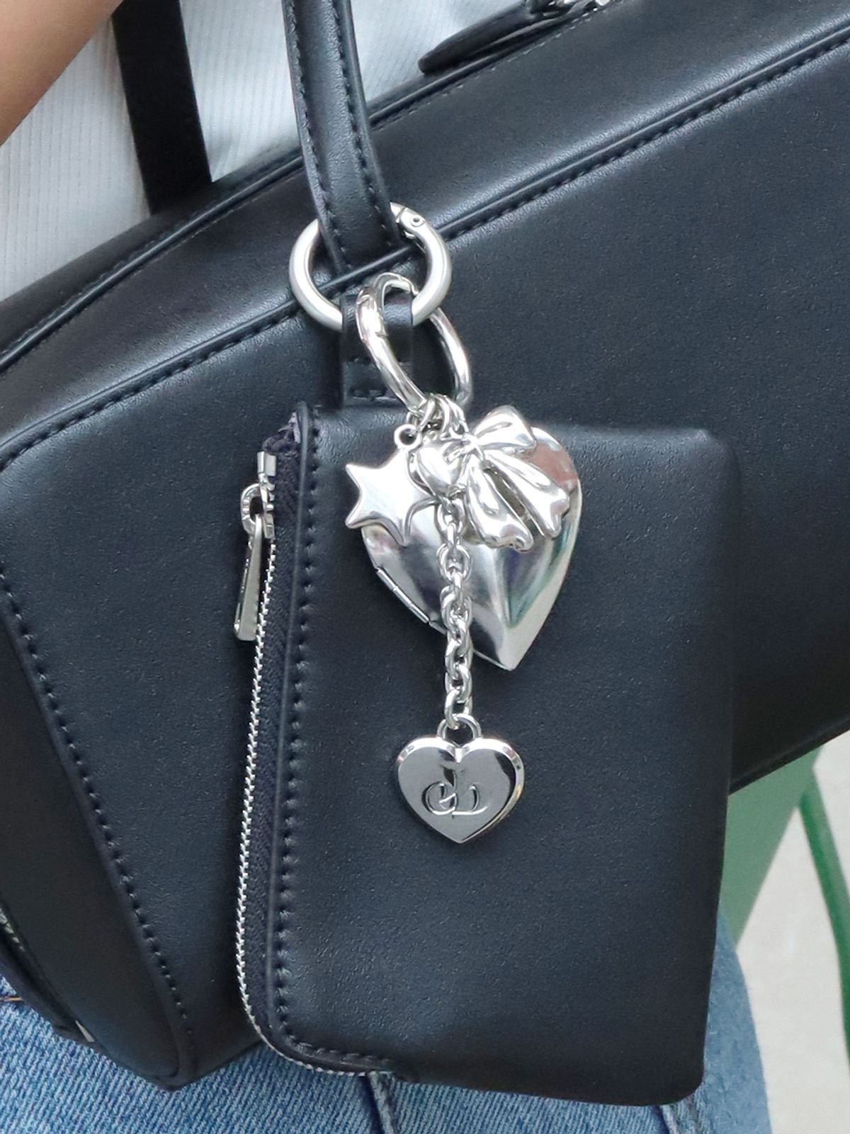 앵브록스(ENGBROX) heart photo locket key ring