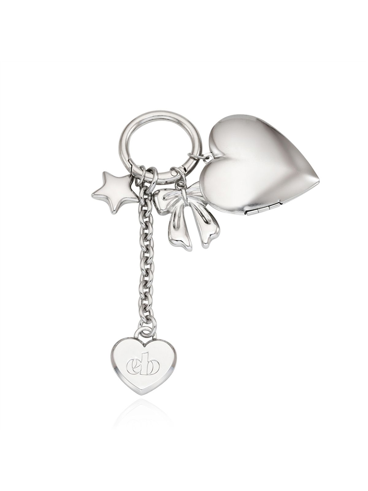 앵브록스(ENGBROX) heart photo locket key ring
