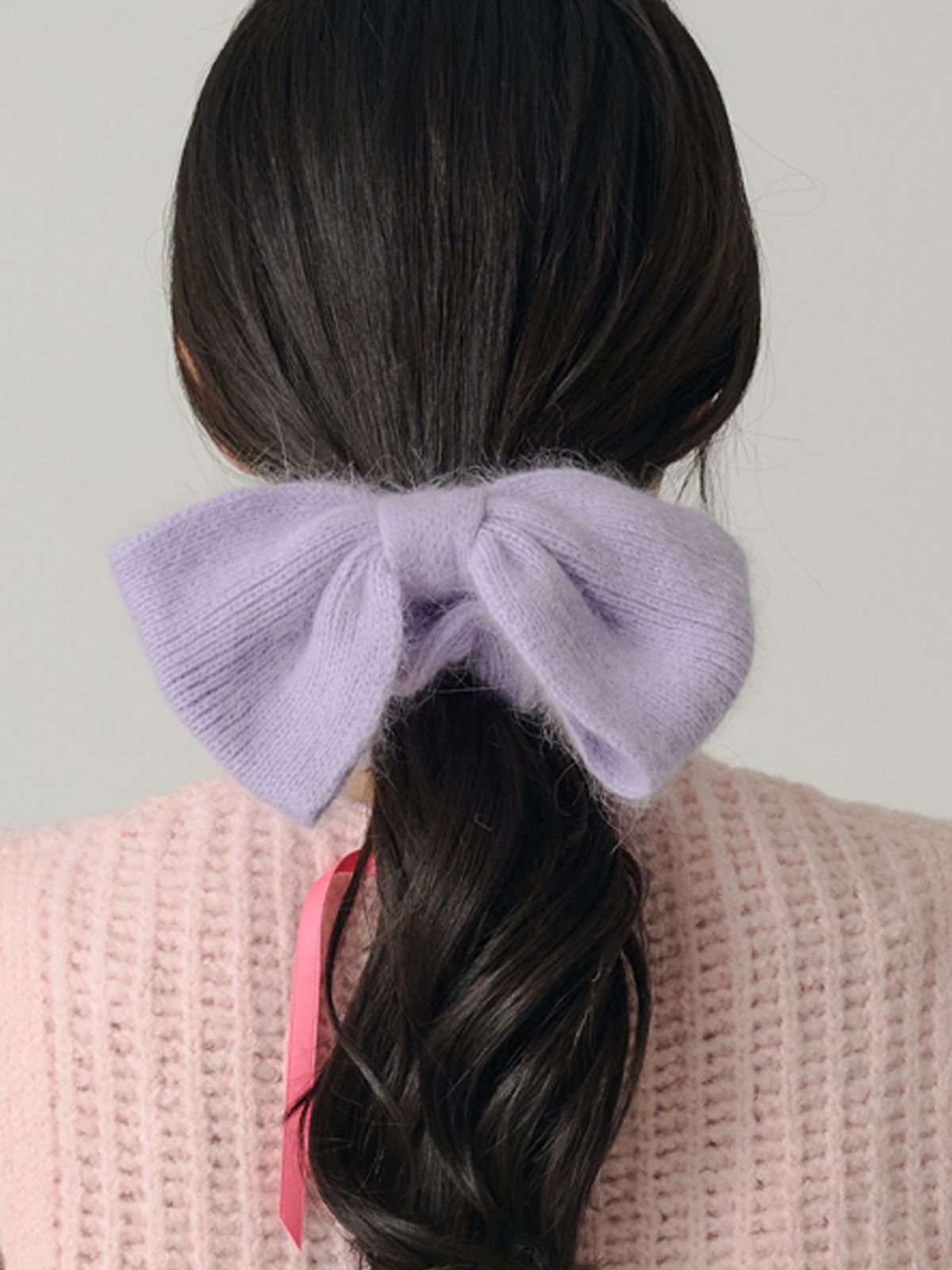 쏘리, 투 머치 러브(SORRY, TOO MUCH LOVE) Wool Angora Big Knit Hairband_Multi