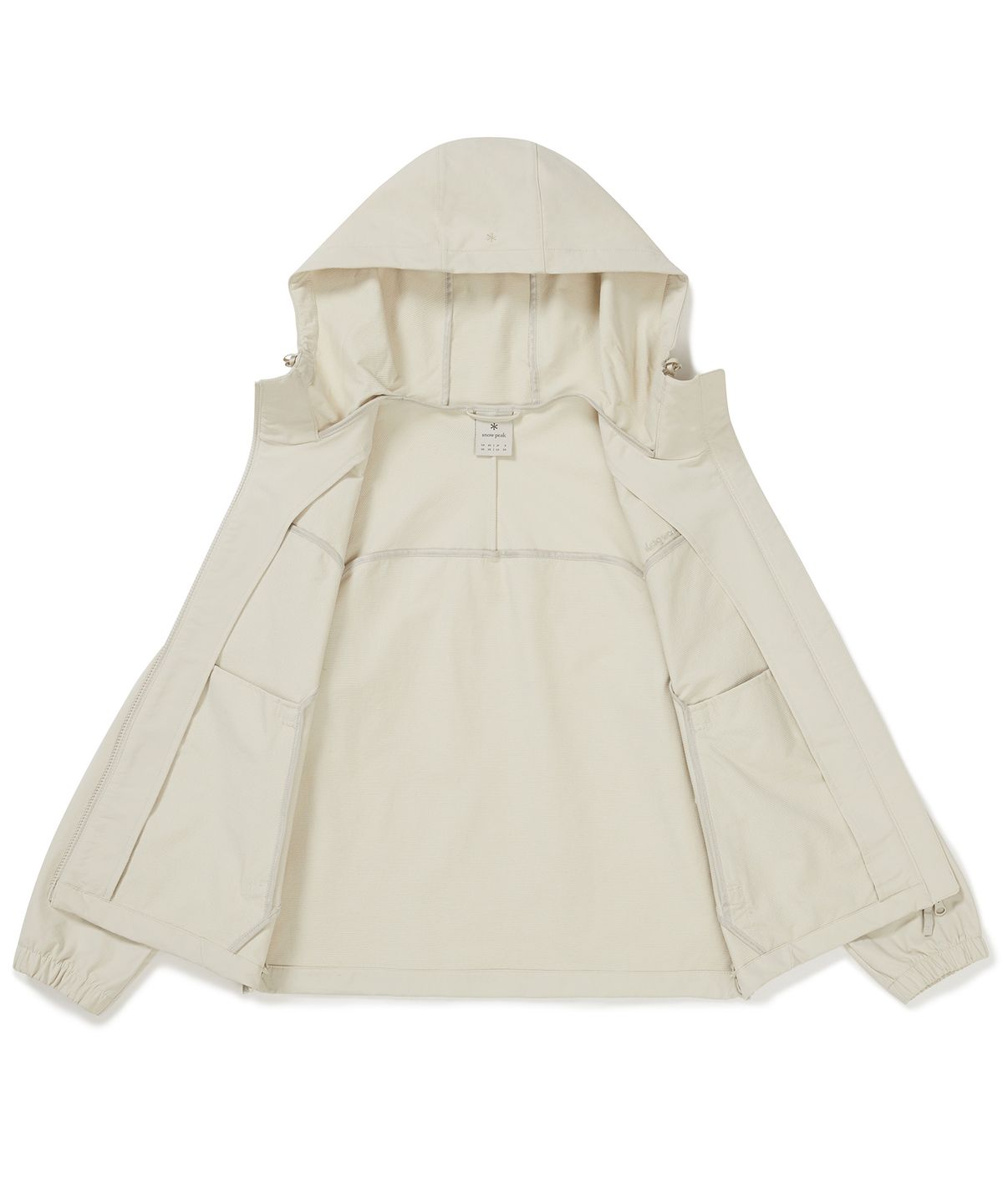 스노우피크 어패럴(SNOWPEAK APPAREL) 라고 여성 바람막이 (S25SWTWB27) Butter Ivory