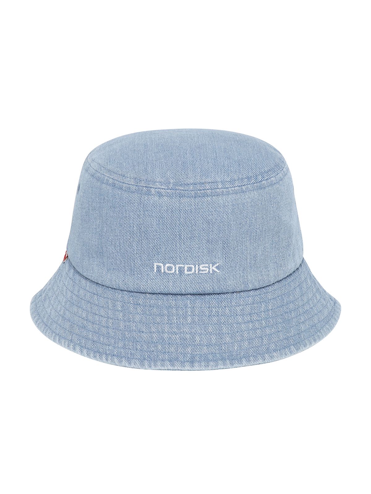 노르디스크(NORDISK) 폴라베어 로고 코튼 버킷햇_Sky Blue