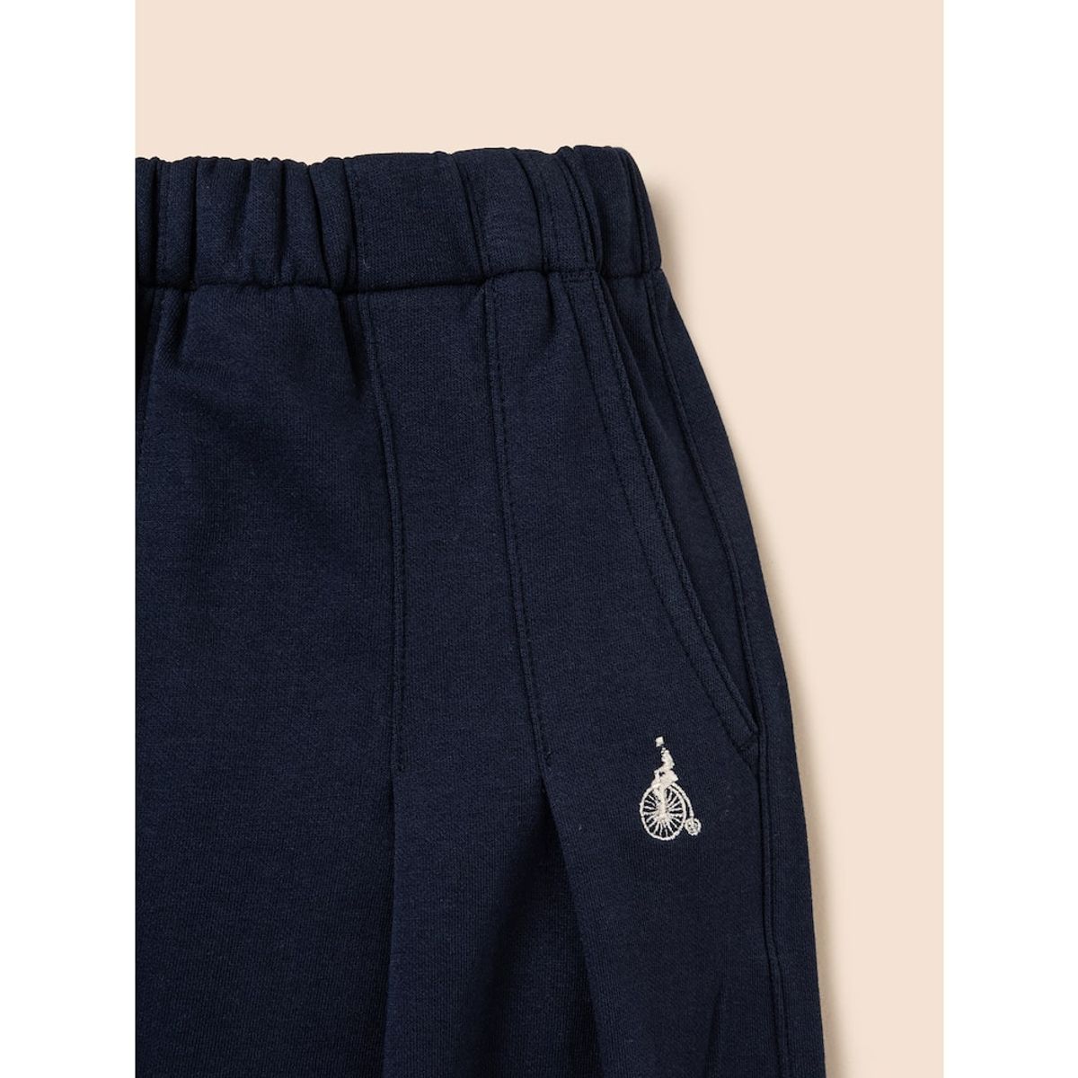 빈폴 키즈(BEANPOLE KIDS) 여아 저지 와이드 팬츠  네이비 (BI5121G03R)