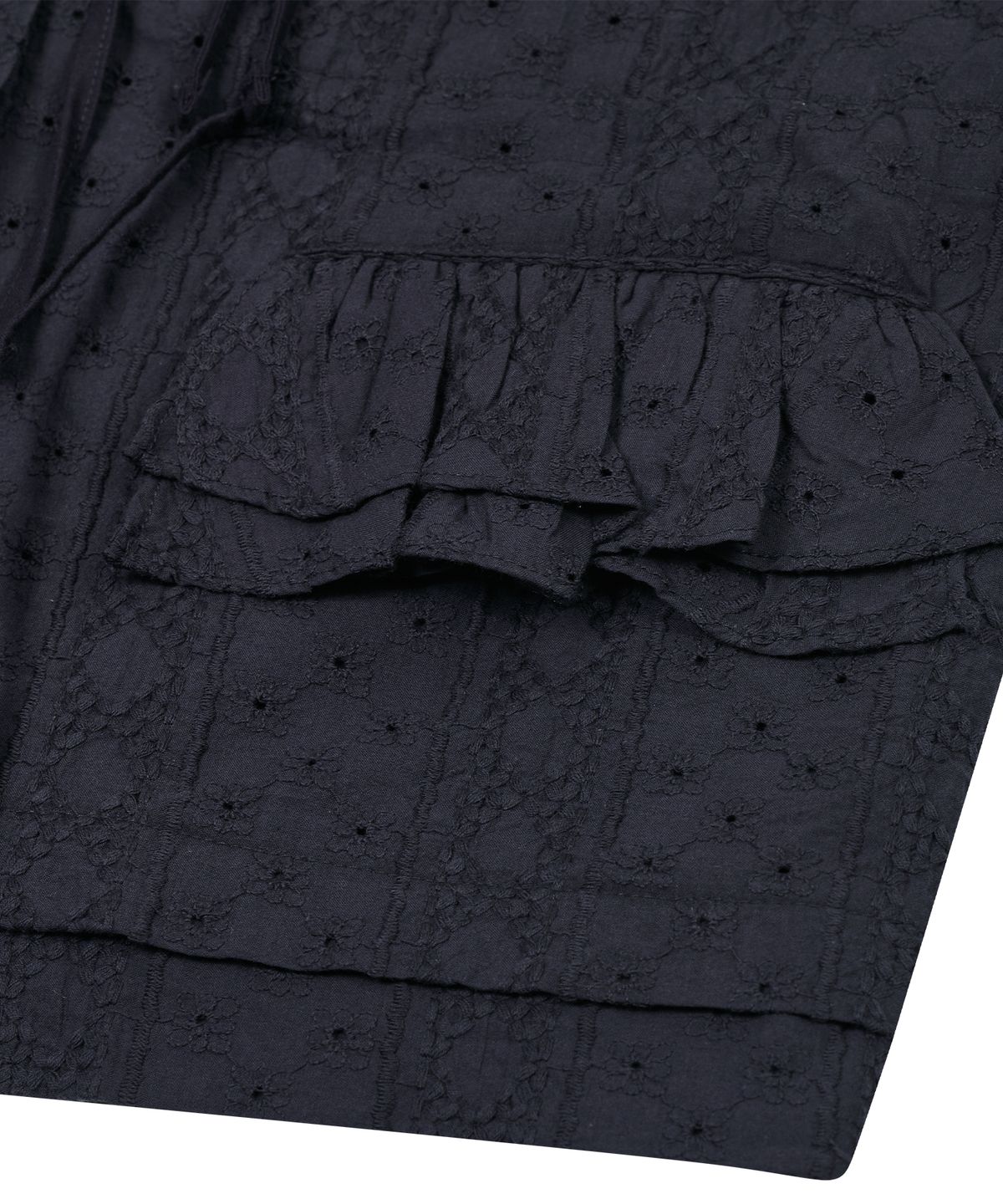 타입서비스(TYPESERVICE) String Trimmed Lace Jacket [Navy]