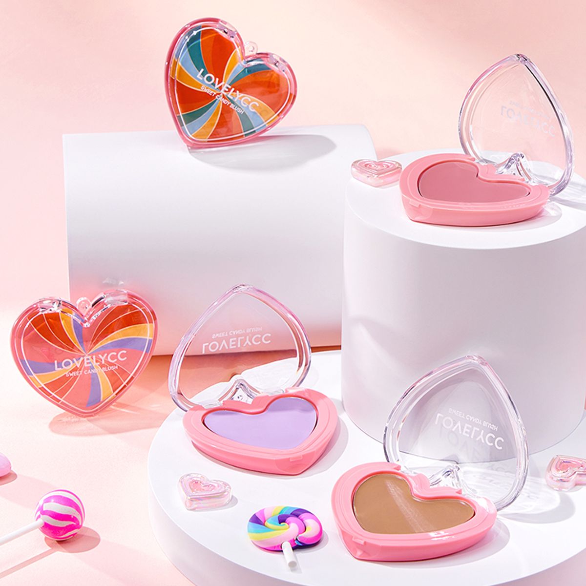 러블리씨씨(LOVELYCC) 스위트 캔드 블러셔 4.5g 5Colors