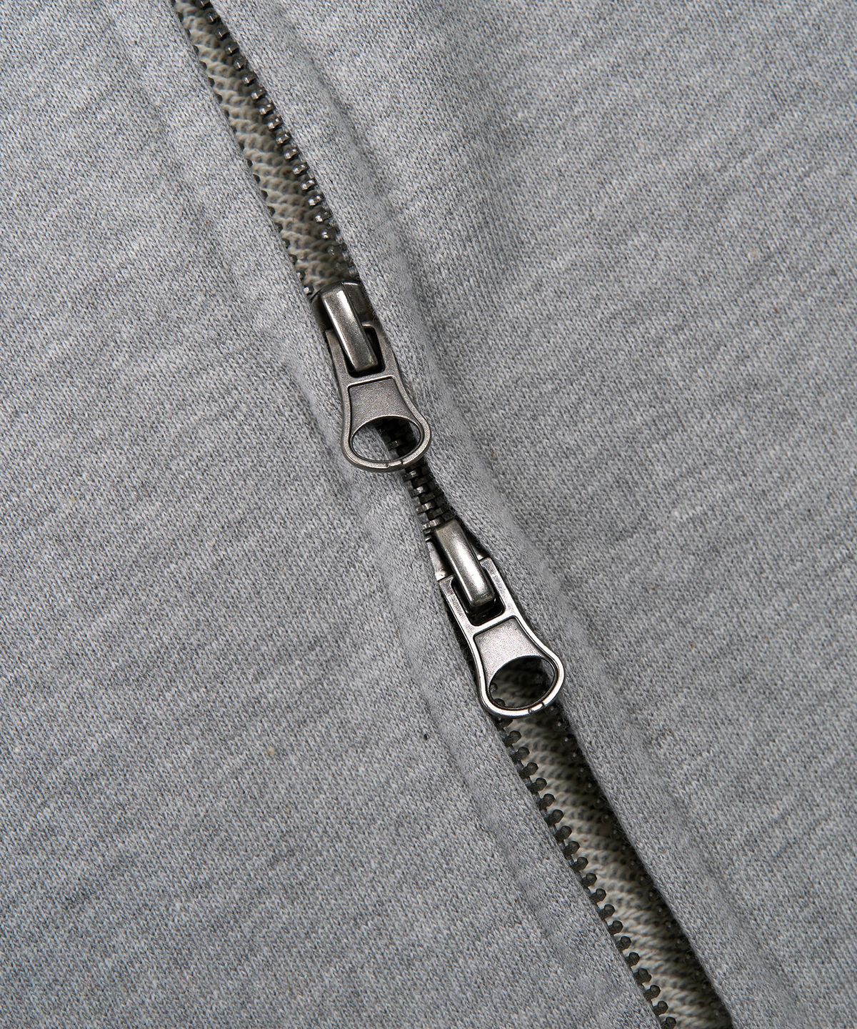 엑스컨테이너(EXCONTAINER) 2WAY 후드 집업 (MELANGE GREY)