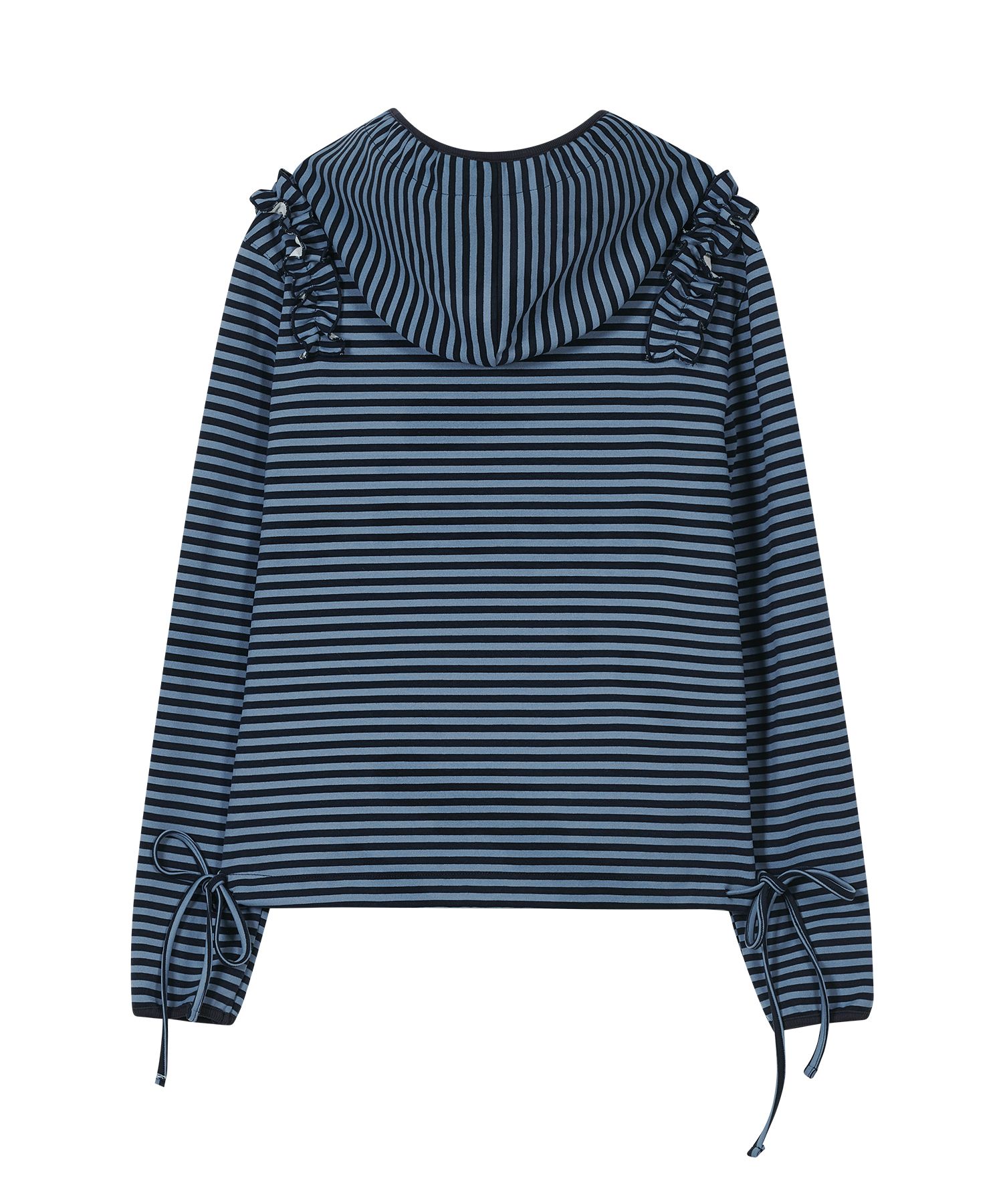アウターその他 typeservice Ruffled Stripe Zip Hoodie Blue MUSINSA | TYPESERVICE Ruffled Stripe Zip Hoodie [Blue]