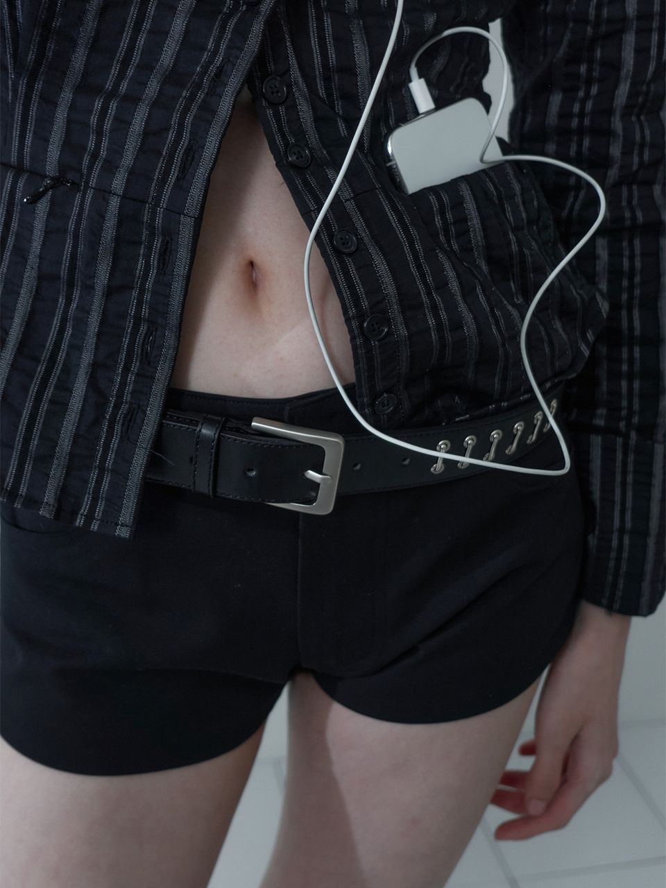 MUSINSA公式 | CERRIC STAPLER BELT / BLACK