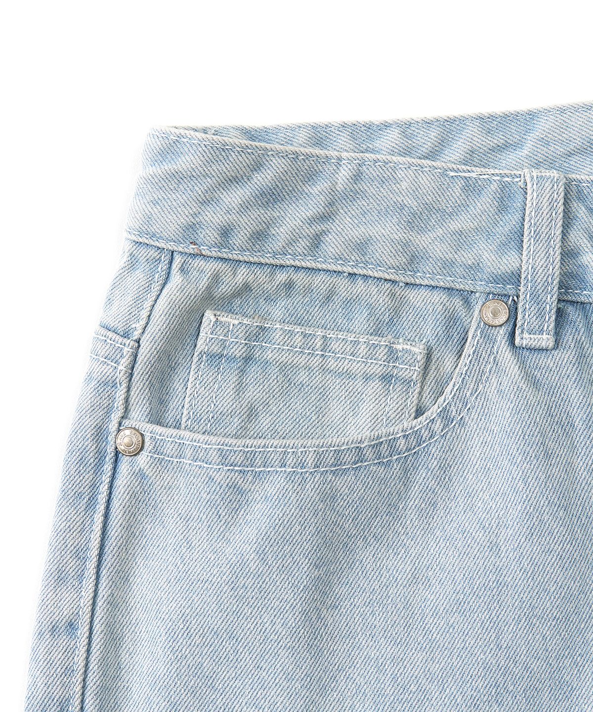 엑스컨테이너(EXCONTAINER) WIDE DENIM PANTS (SKY BLUE)