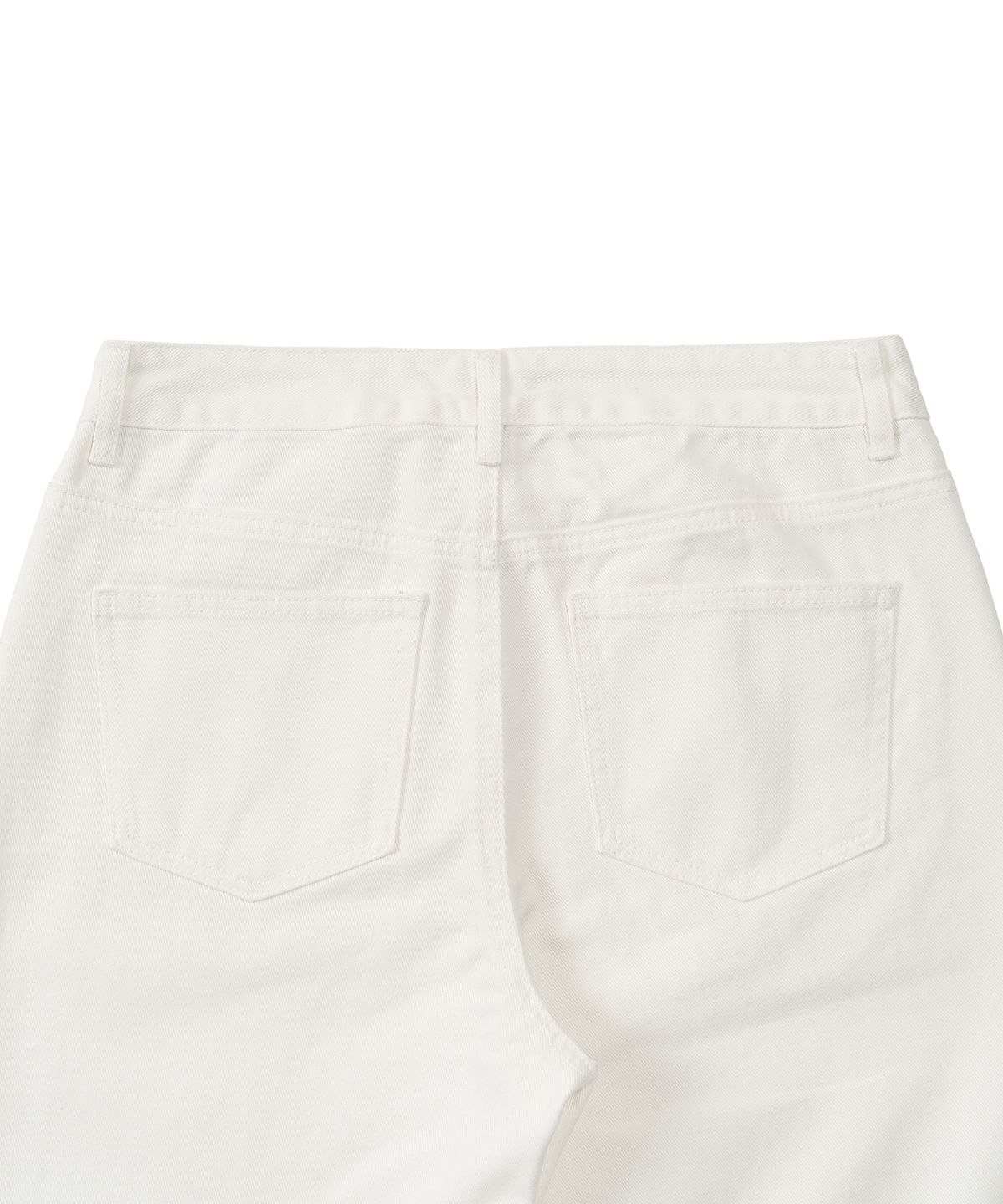 엑스컨테이너(EXCONTAINER) WIDE DENIM PANTS (CREAM)
