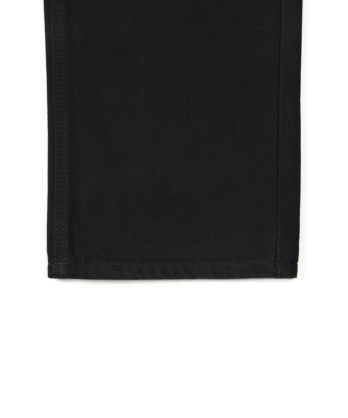 엑스컨테이너(EXCONTAINER) WIDE DENIM PANTS (BLACK)