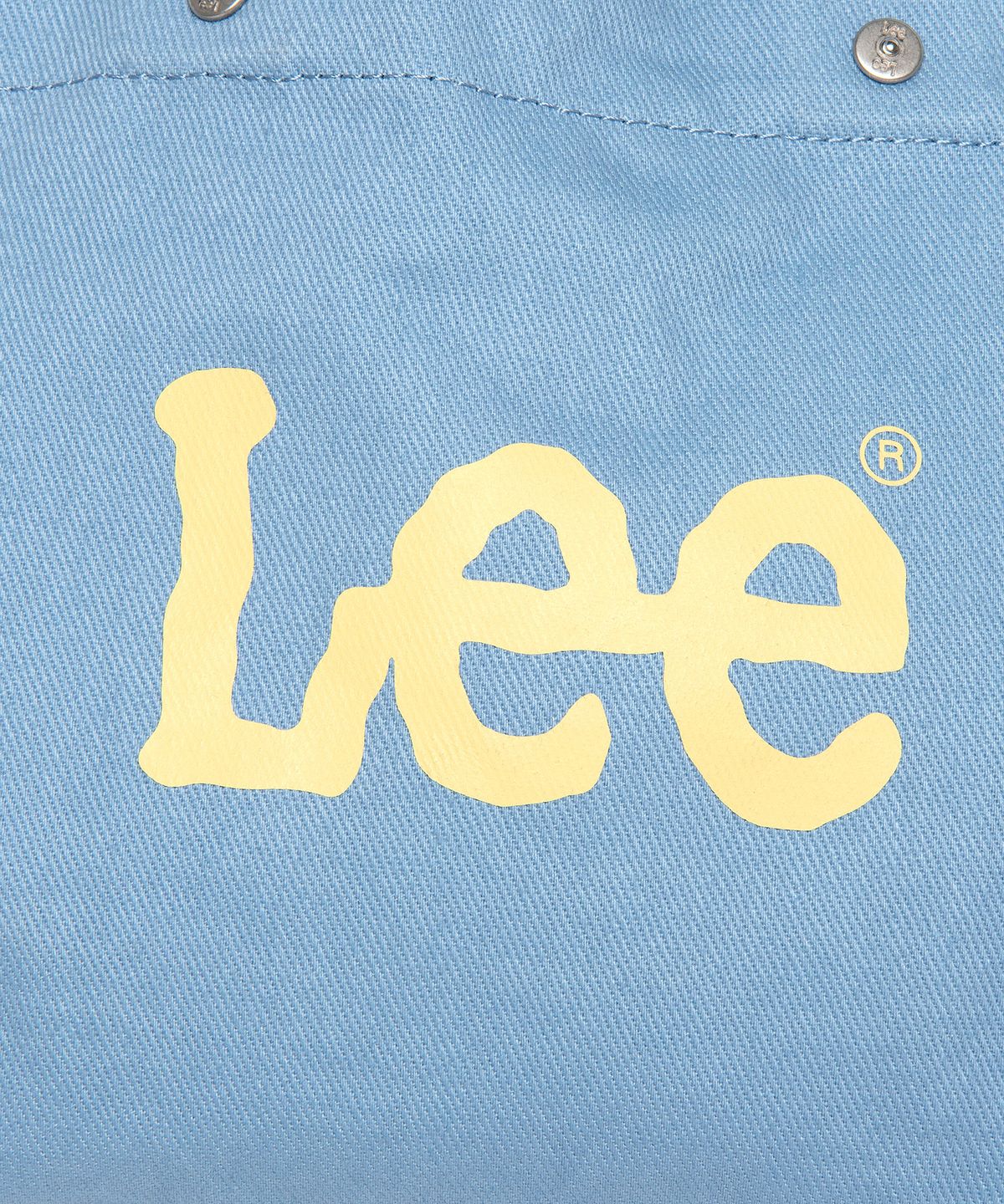 리(LEE) 트위치 로고 코튼 미니 토트백 라이트 블루