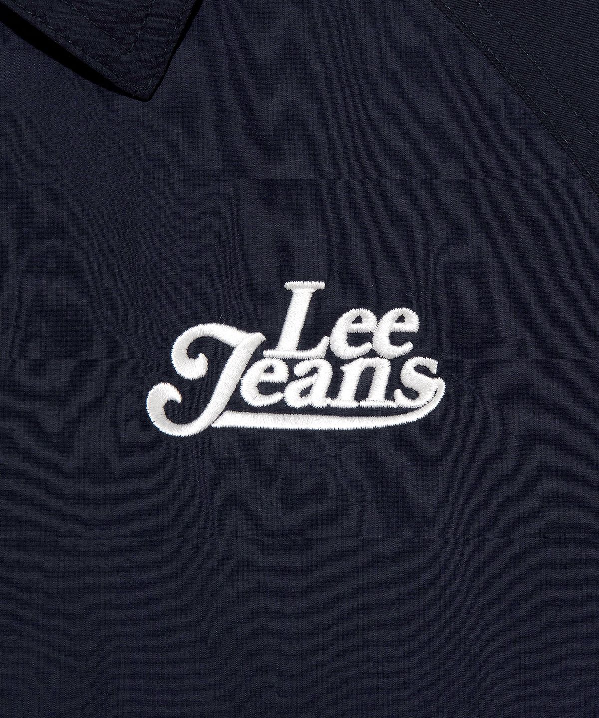 리(LEE) 우먼 나일론 바시티 자켓 네이비