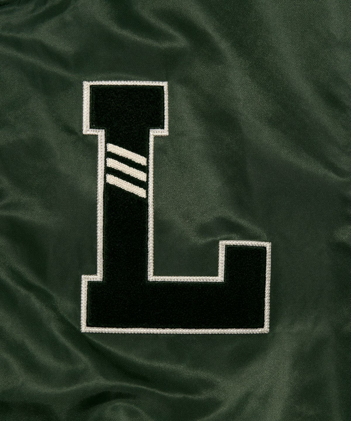 리(LEE) 헤비 나일론 바시티 자켓 그린