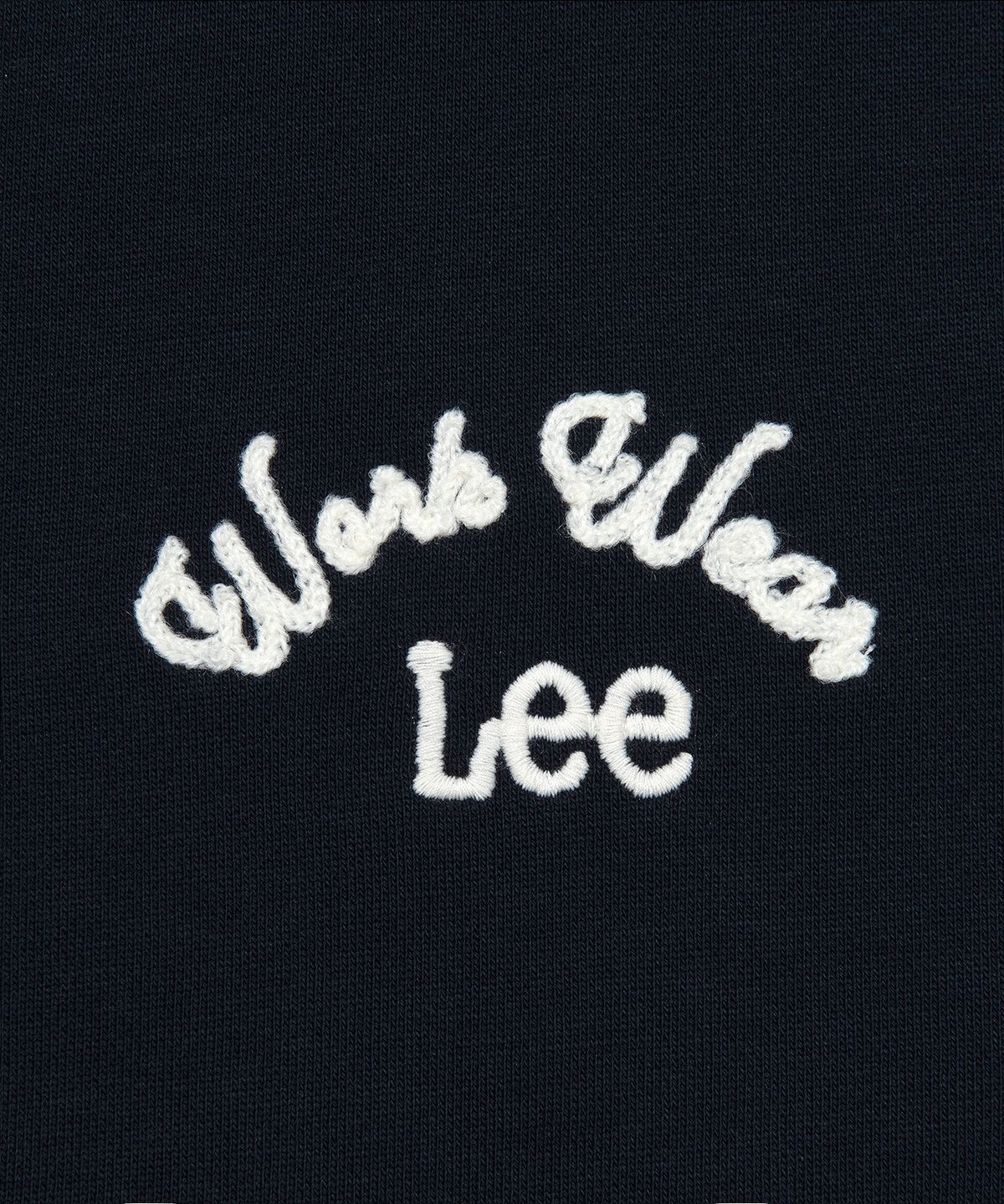 리(LEE) 빈티지 자수 후드 집업 네이비